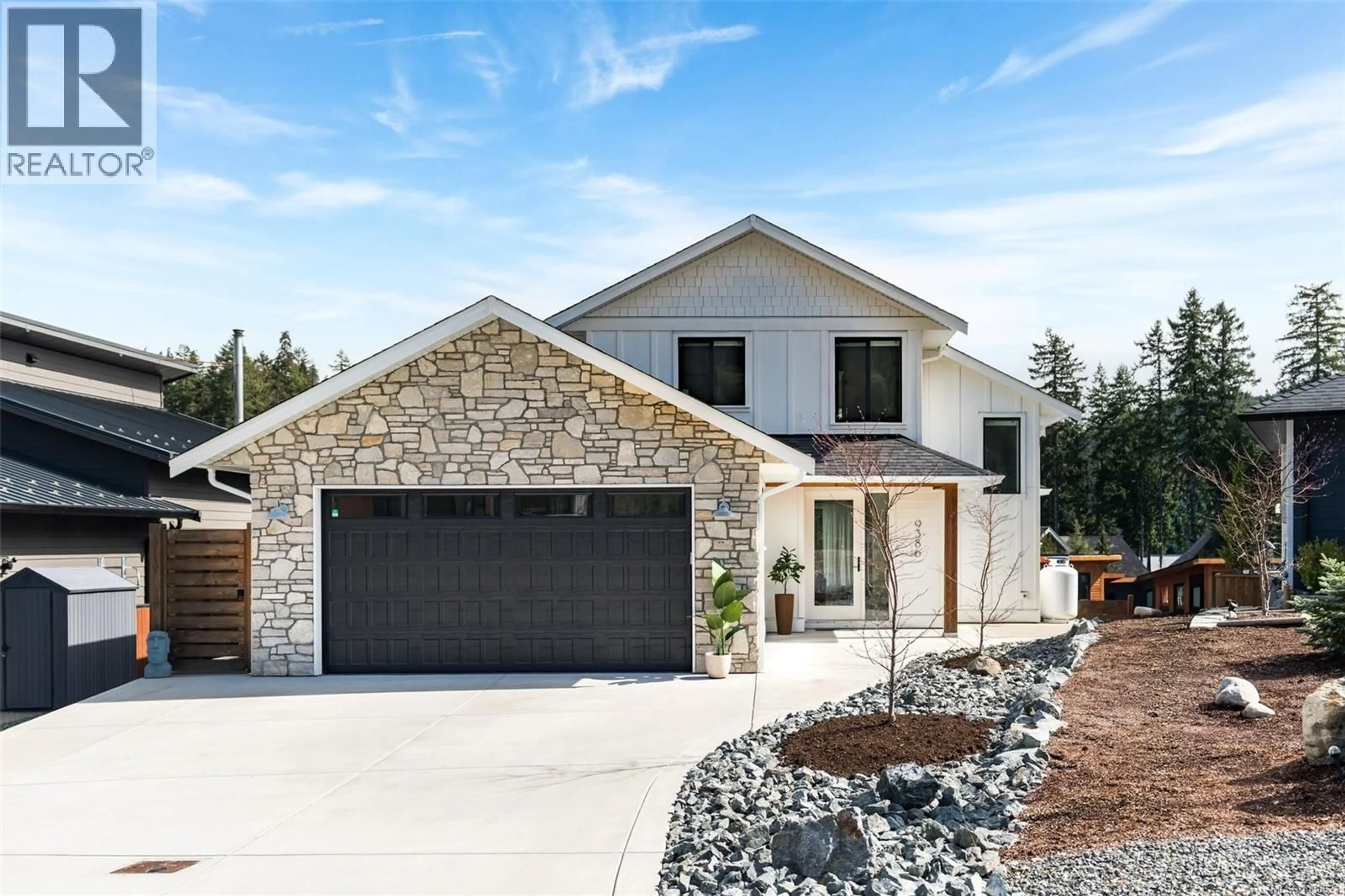 Home with brick exterior material, street for 9386 LAKEFRONT RISE, Lake Cowichan British Columbia V0R2G1