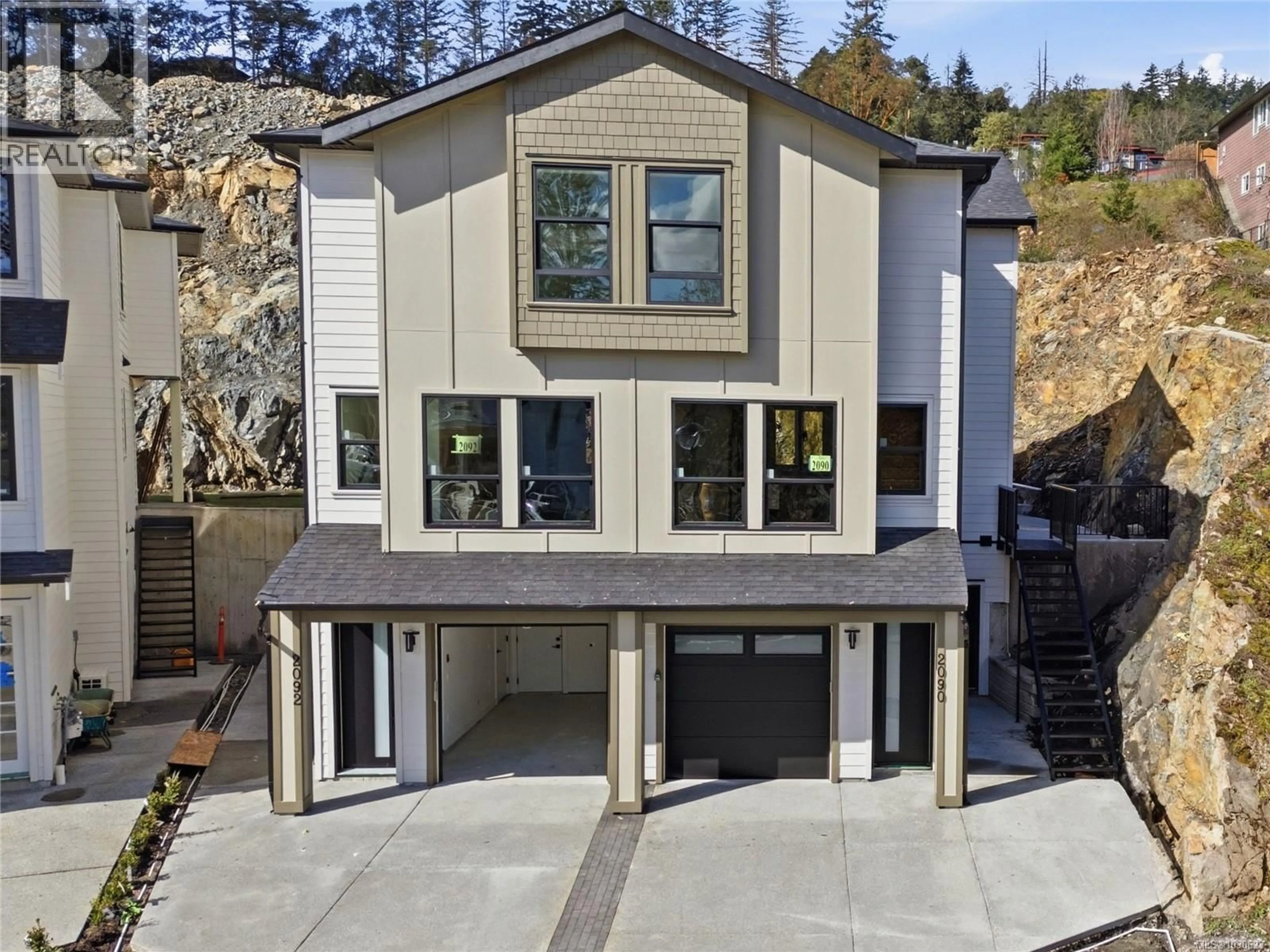 Home with vinyl exterior material, street for 2090 KINGBIRD DRIVE, Langford British Columbia V9B0E7