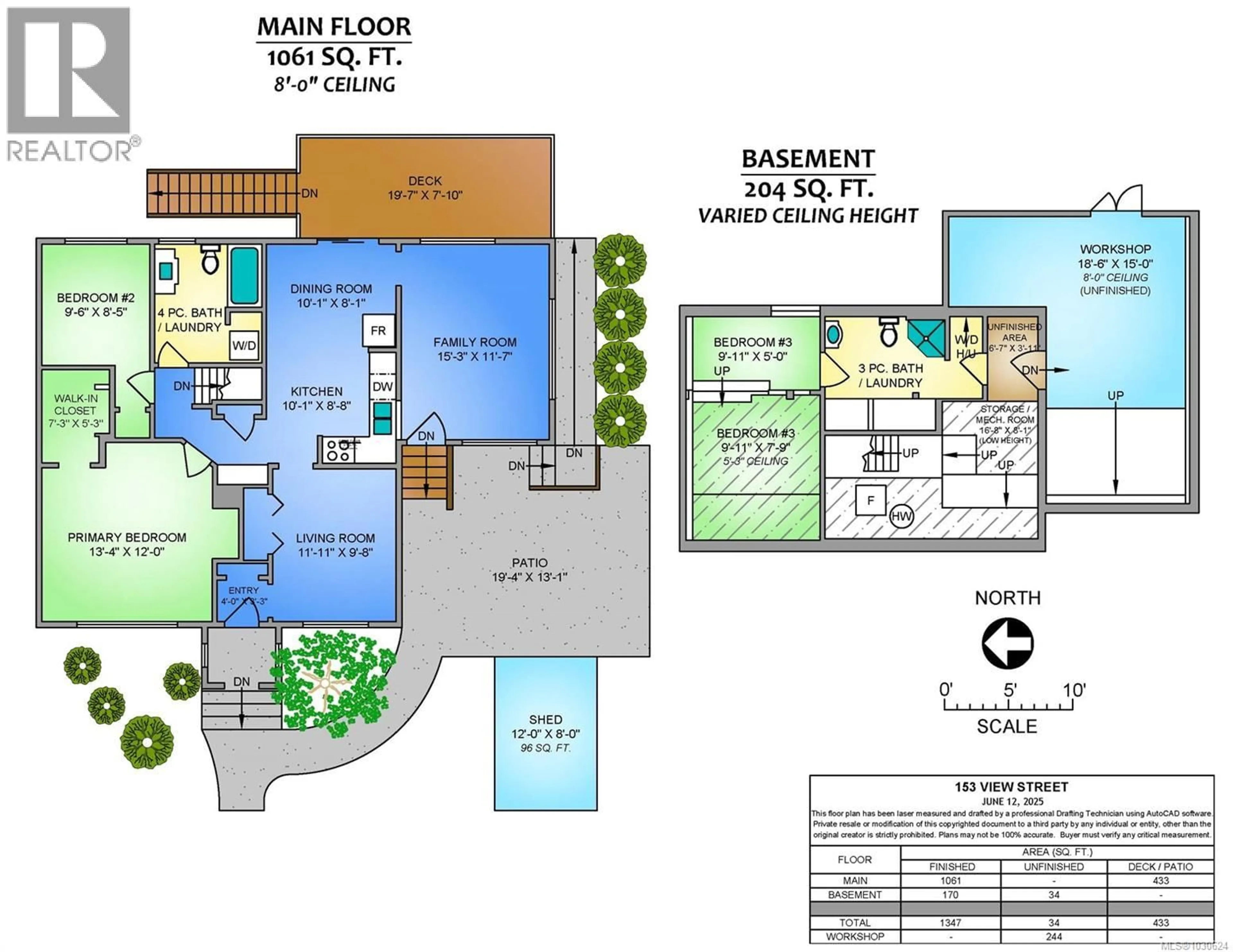 Floor plan for 203 VIEW STREET, Nanaimo British Columbia V9R4N5