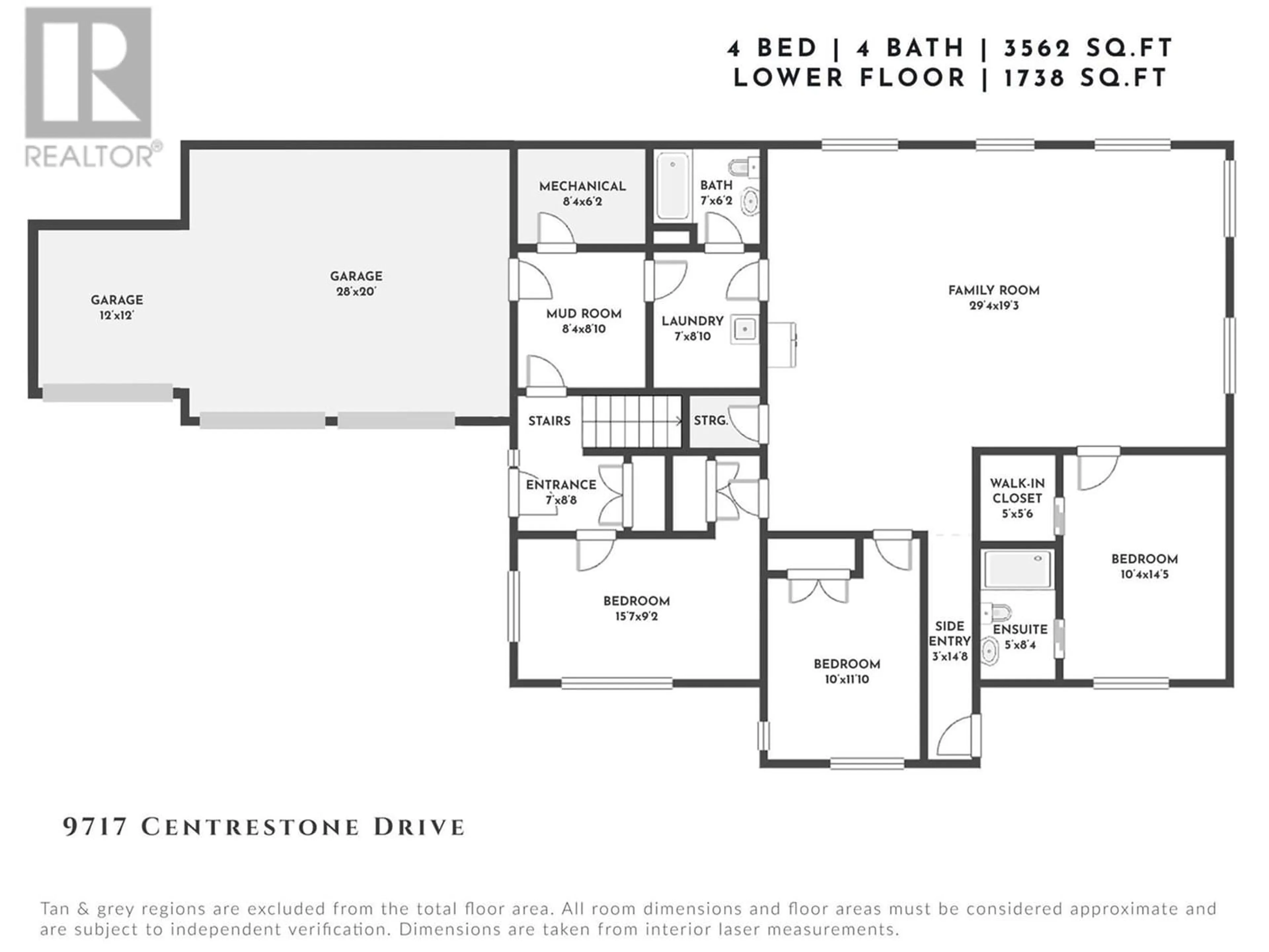 Floor plan for 9717 Centrestone Drive, Lake Country British Columbia V4V0A5