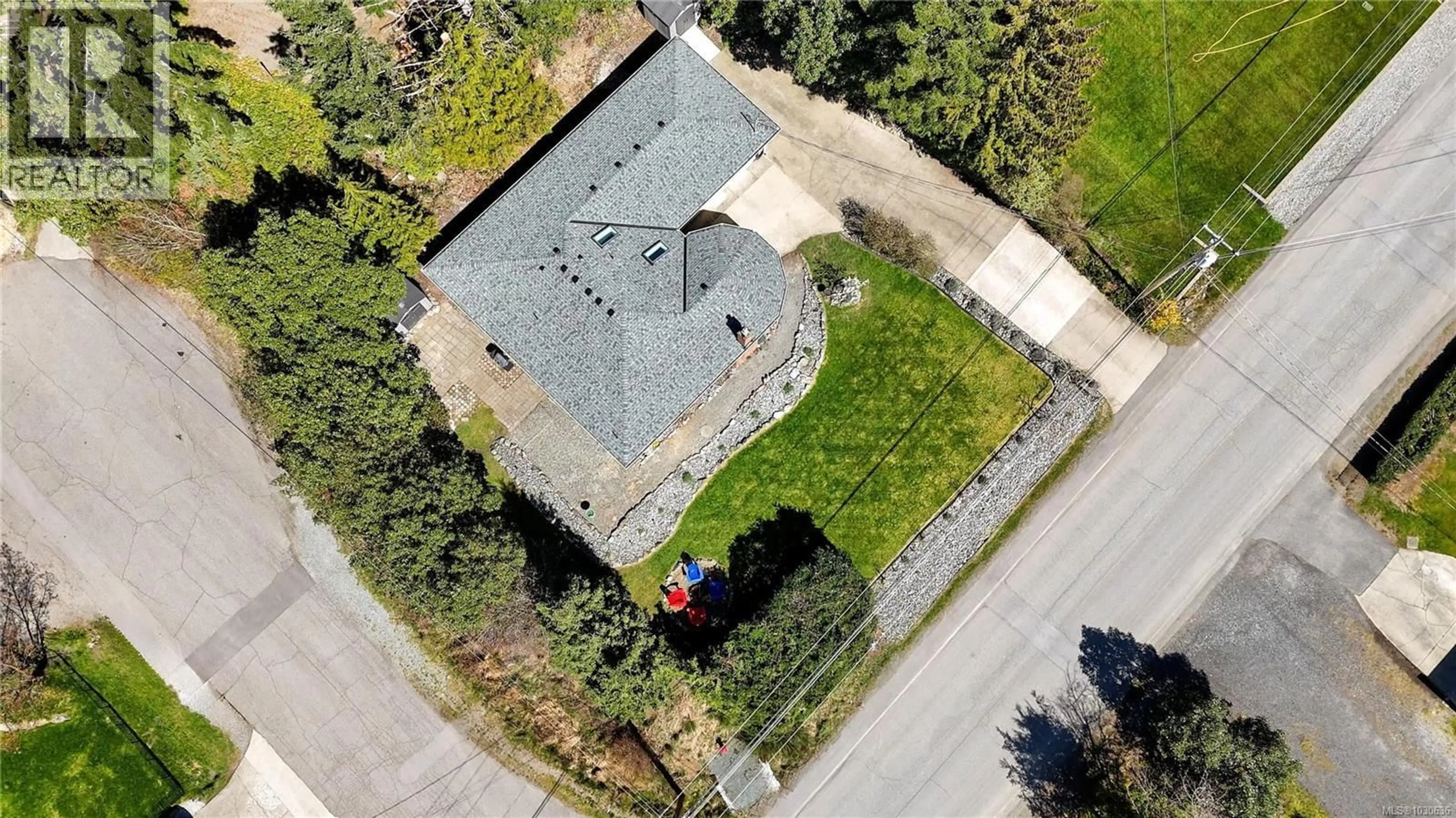 A pic from outside/outdoor area/front of a property/back of a property/a pic from drone, building for 2161 MCKEAN ROAD, Shawnigan Lake British Columbia V8H2E8