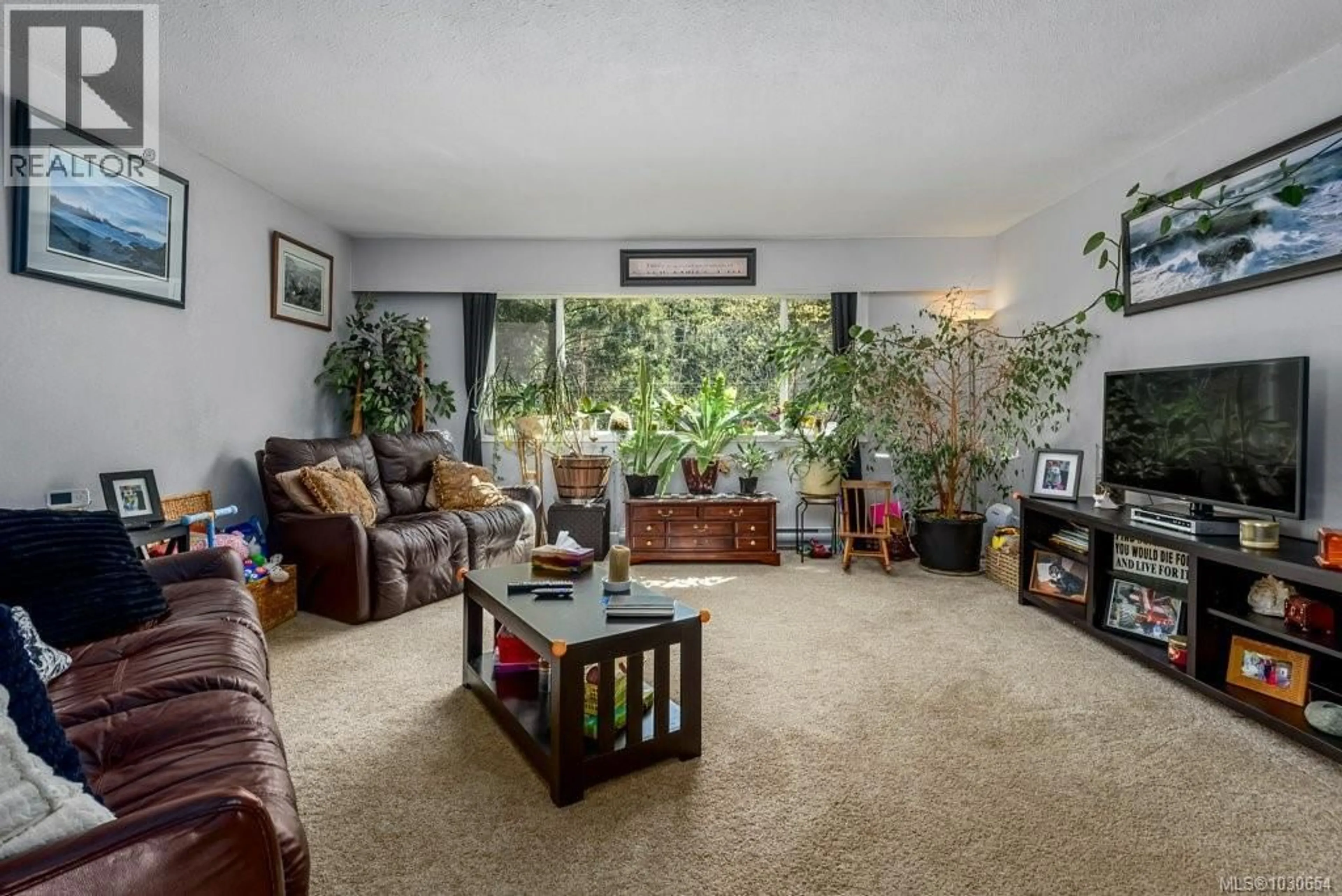 Living room with furniture, carpet floor for 4696 GAIL CRESCENT, Courtenay British Columbia V9N5Y3