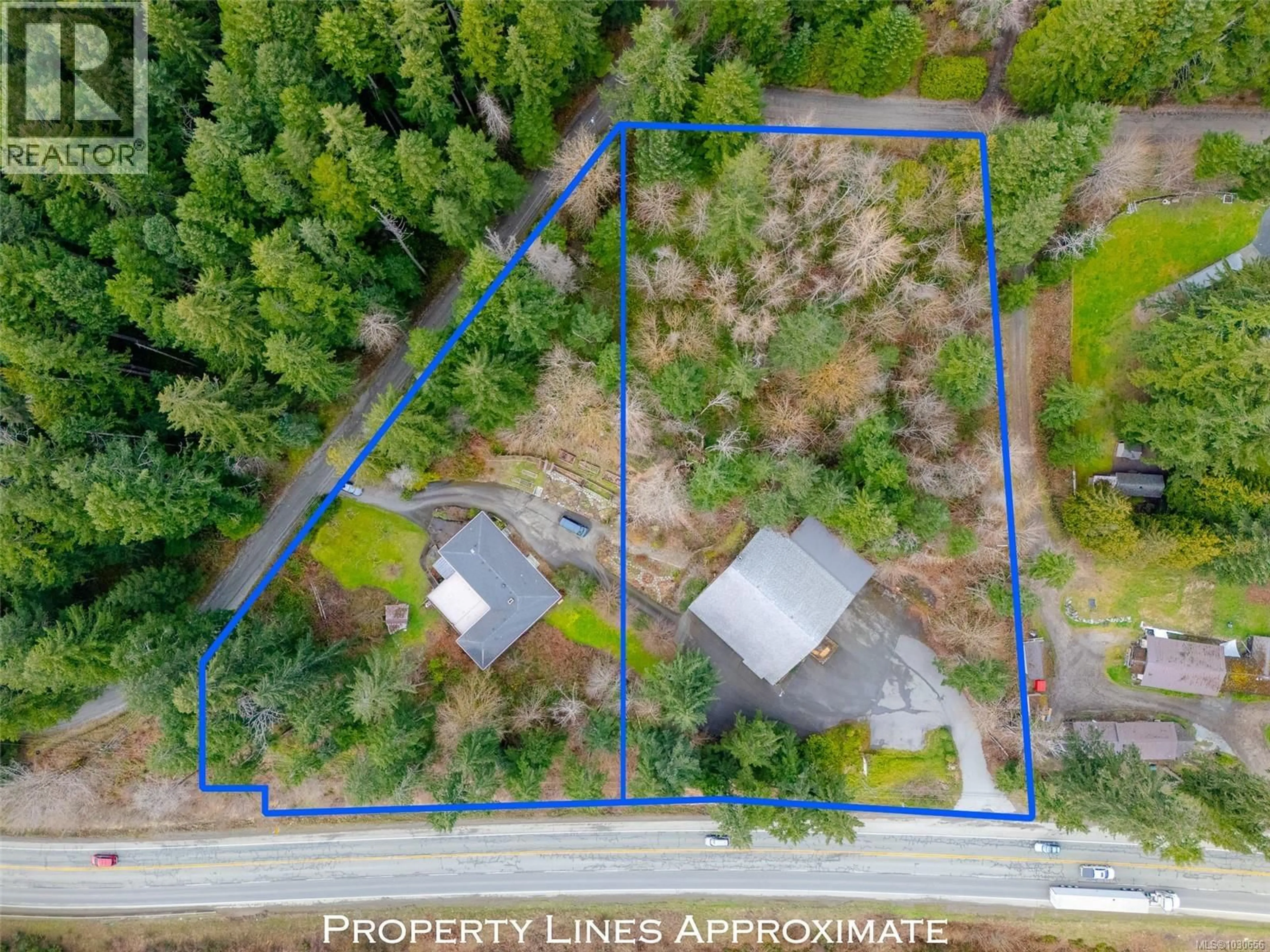 A pic from outside/outdoor area/front of a property/back of a property/a pic from drone, forest/trees view for 1850 ALBERNI HIGHWAY, Port Alberni British Columbia V9Y8P4