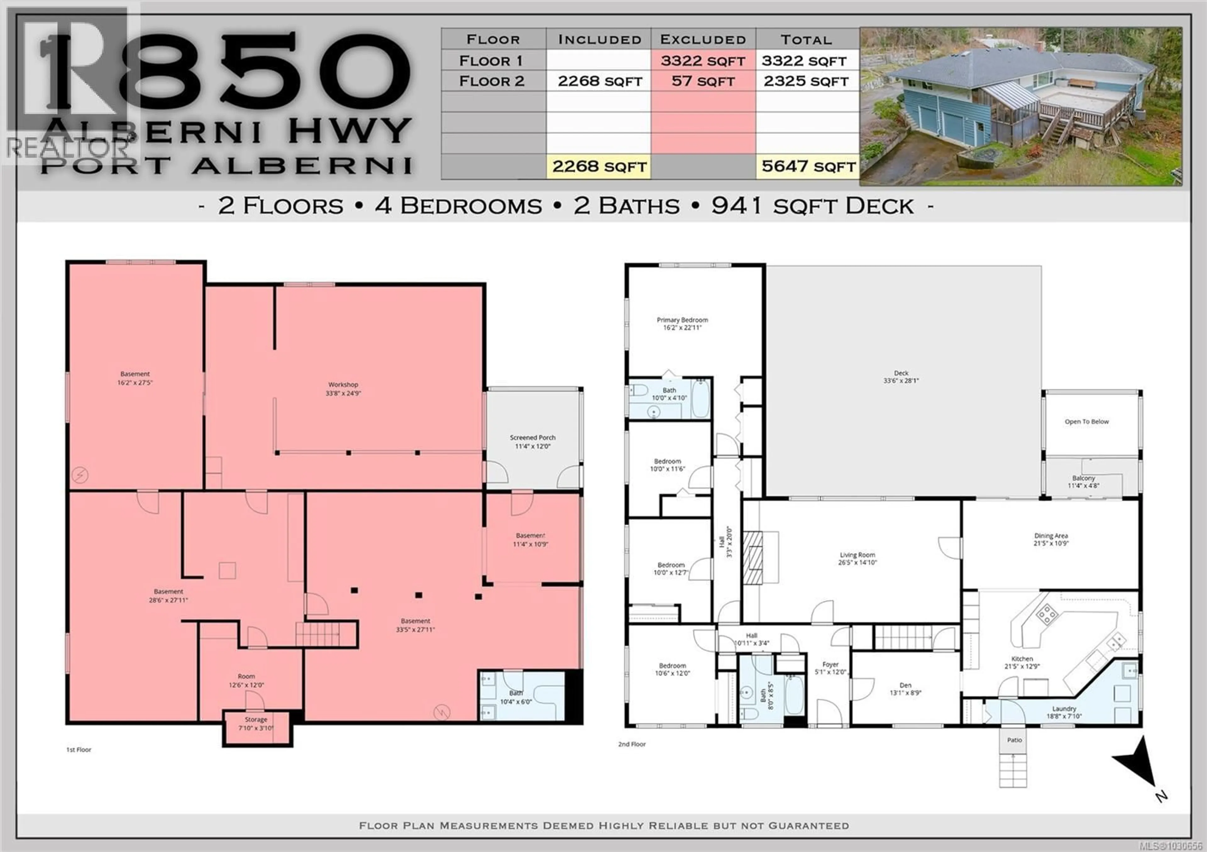 Floor plan for 1850 ALBERNI HIGHWAY, Port Alberni British Columbia V9Y8P4