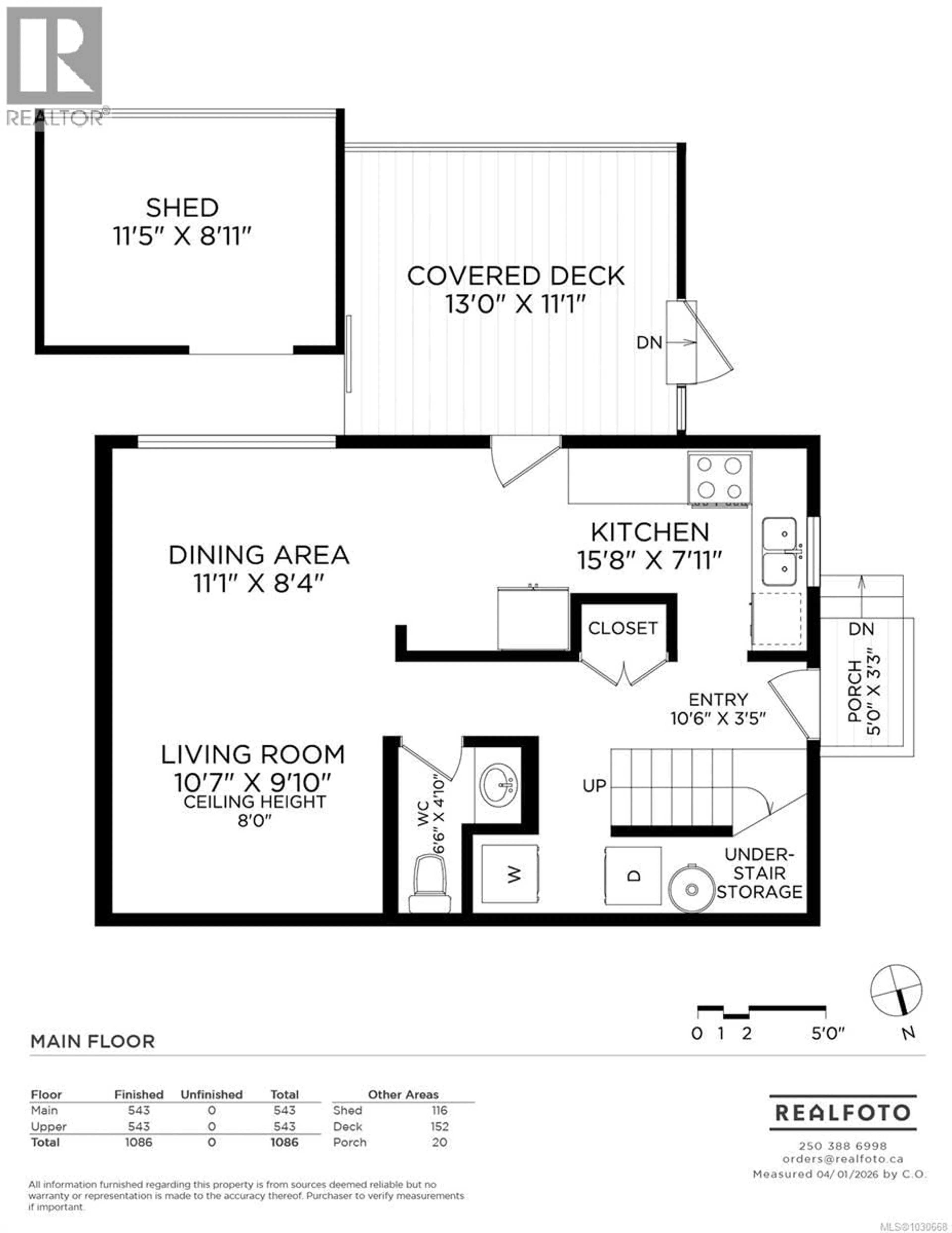 Floor plan for 1119 WYCHBURY AVENUE, Esquimalt British Columbia V9A5K9