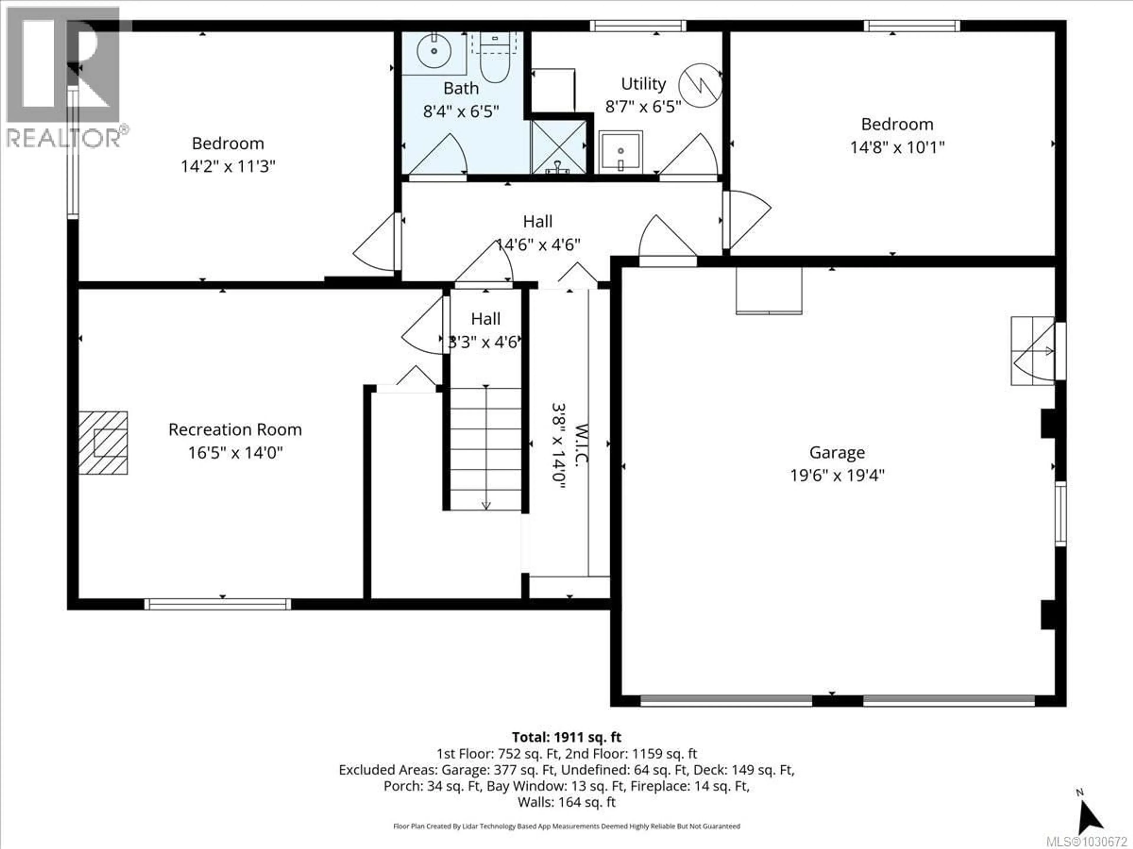 Floor plan for 2079 BAY STREET, Nanaimo British Columbia V9T4V6