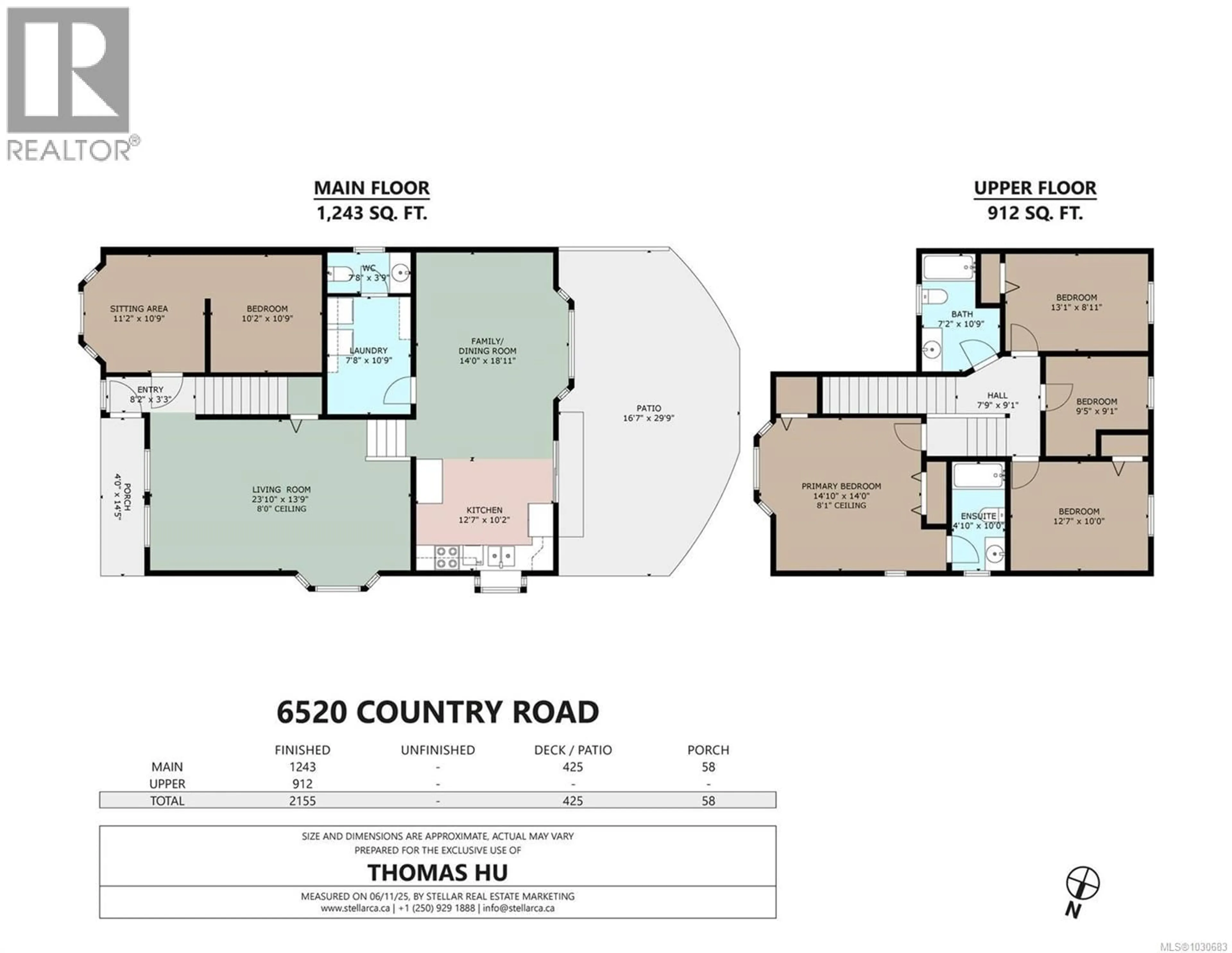 Floor plan for 6520 COUNTRY ROAD, Sooke British Columbia V9Z0W9