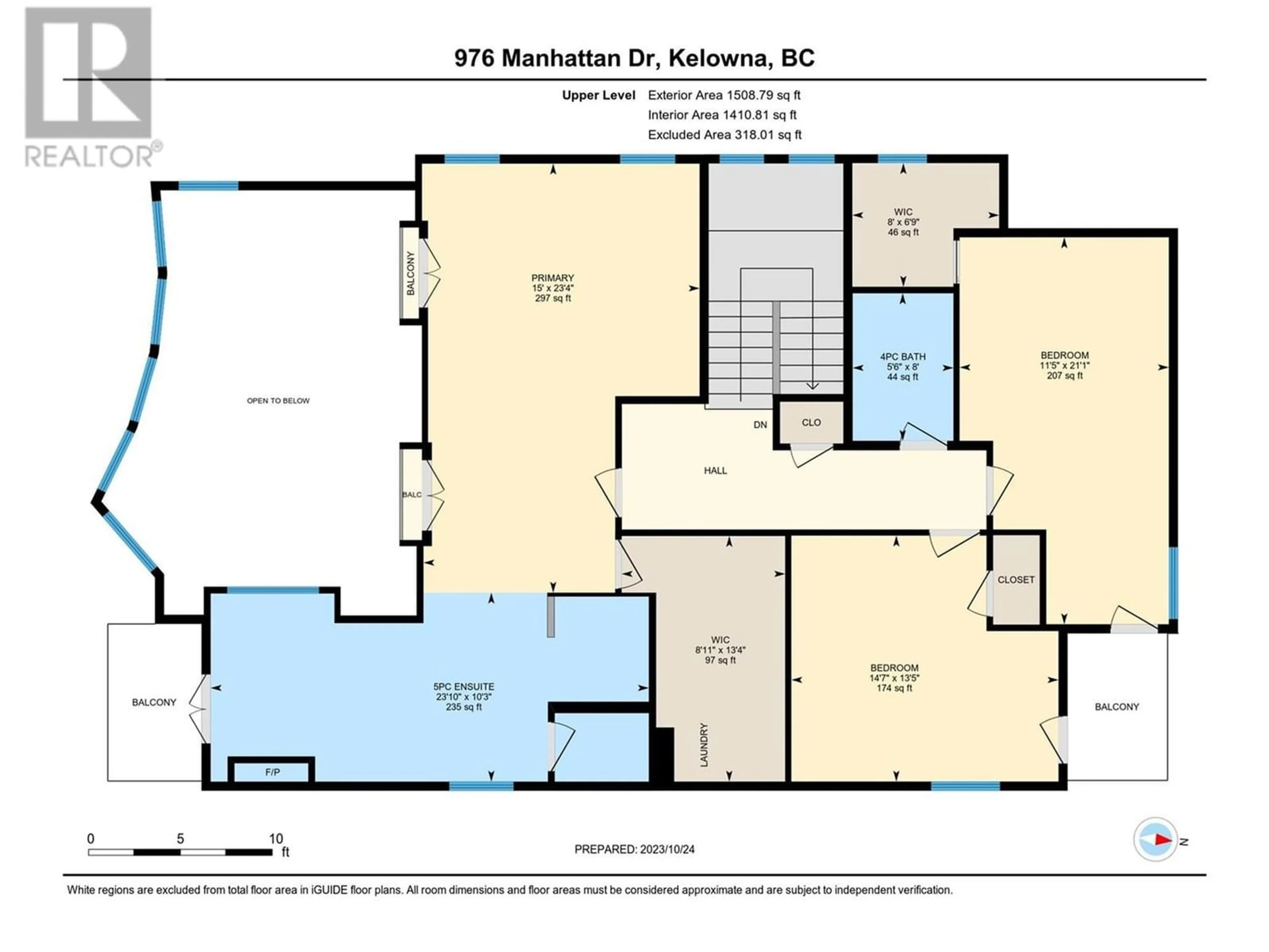 Floor plan for 976 Manhattan Drive, Kelowna British Columbia V1Y1H5