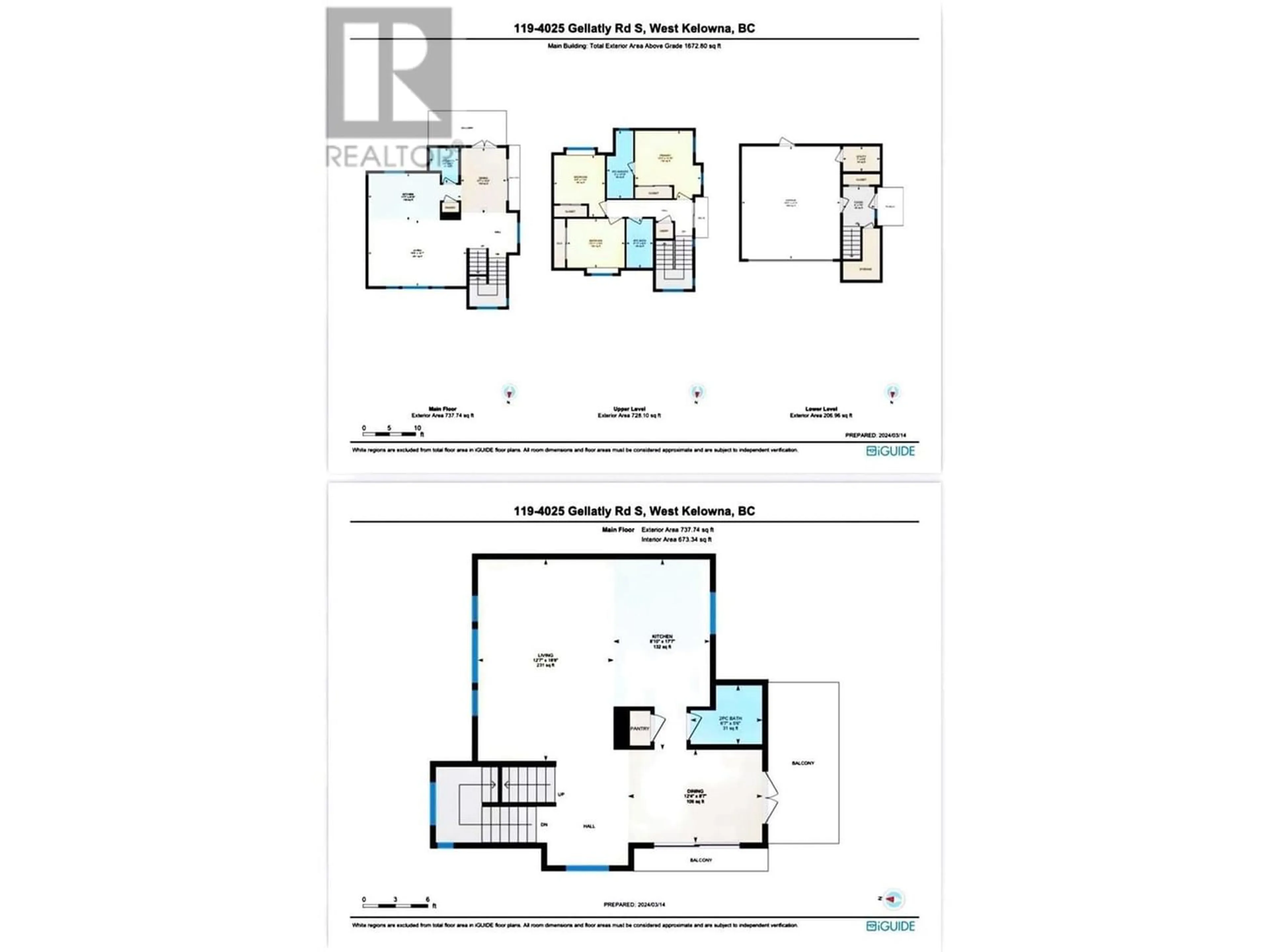 Floor plan for 4025 Gellatly Road Unit# 119, West Kelowna British Columbia V4T0E6