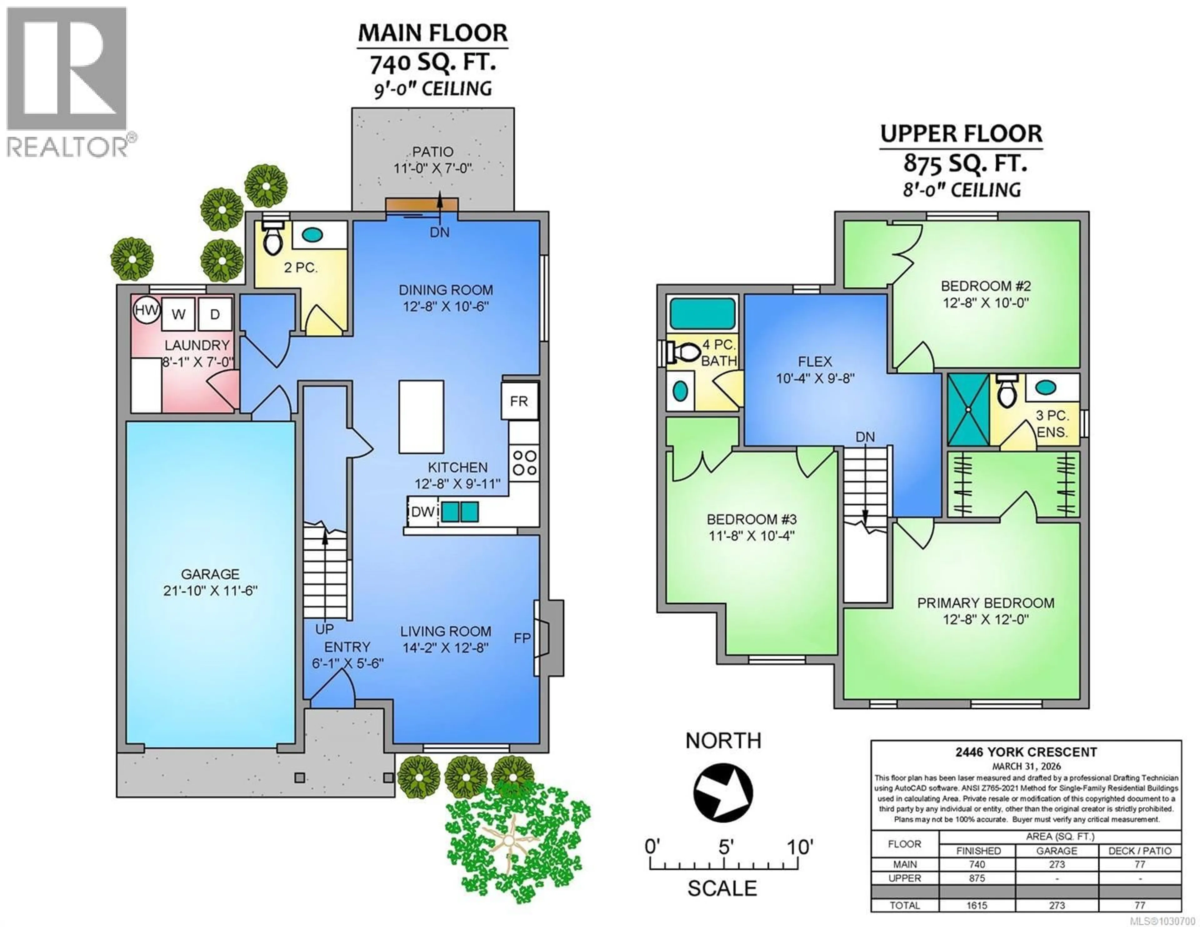 Floor plan for 2446 YORK CRESCENT, Nanaimo British Columbia V9T4N6