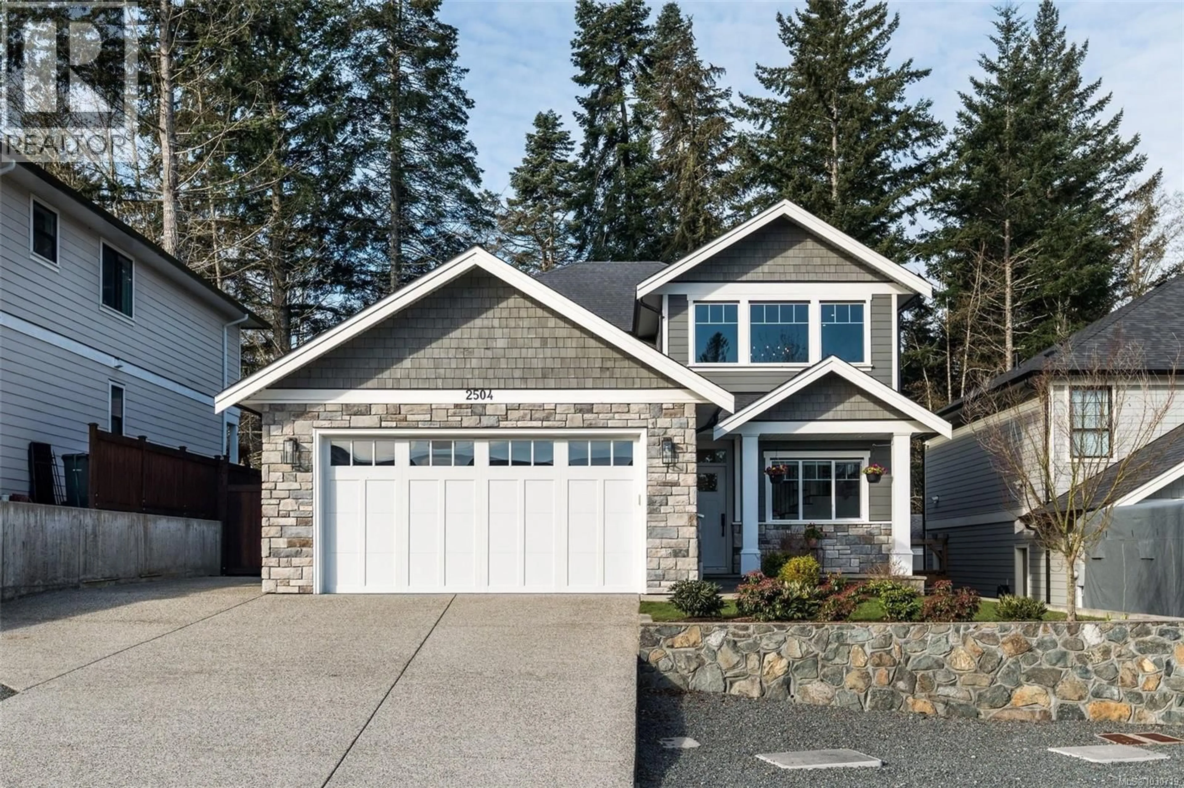 Home with vinyl exterior material, street for 2504 WEST TRAIL COURT, Sooke British Columbia V9Z1P3