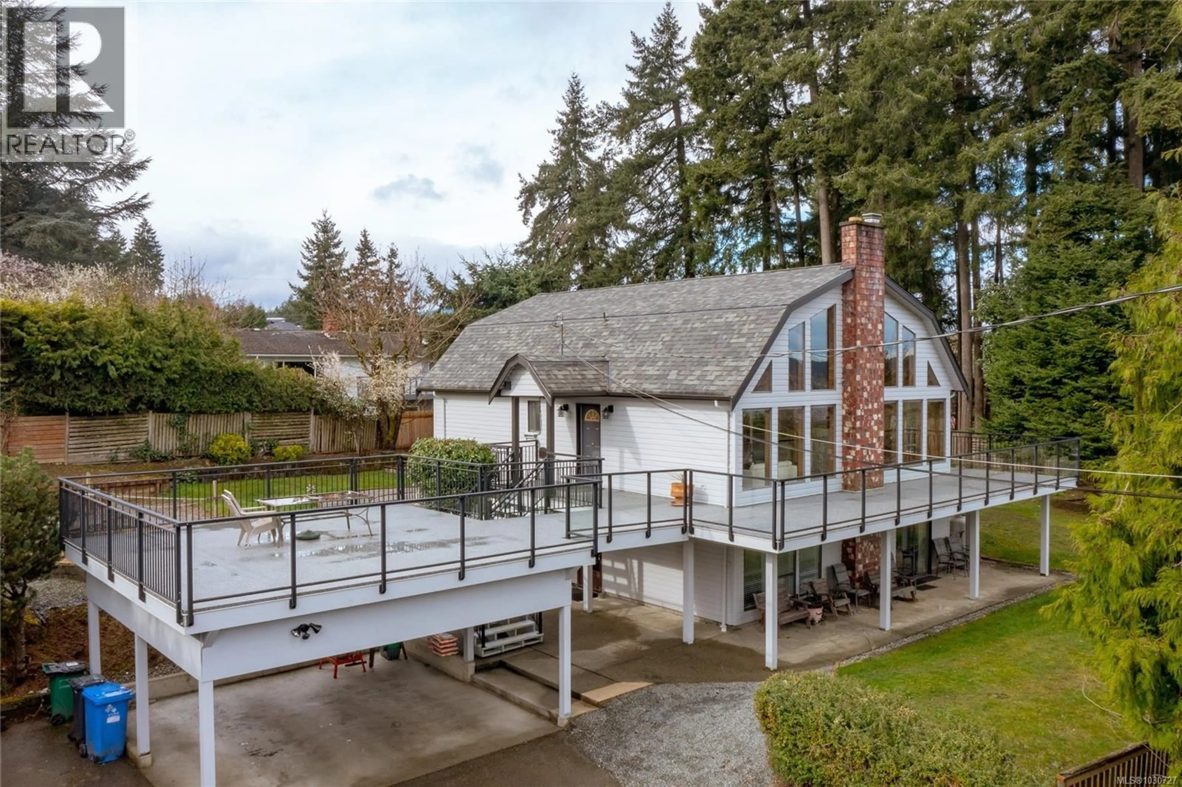 A pic from outside/outdoor area/front of a property/back of a property/a pic from drone, street for 1766 PRITCHARD ROAD, Cowichan Bay British Columbia V0R1N1