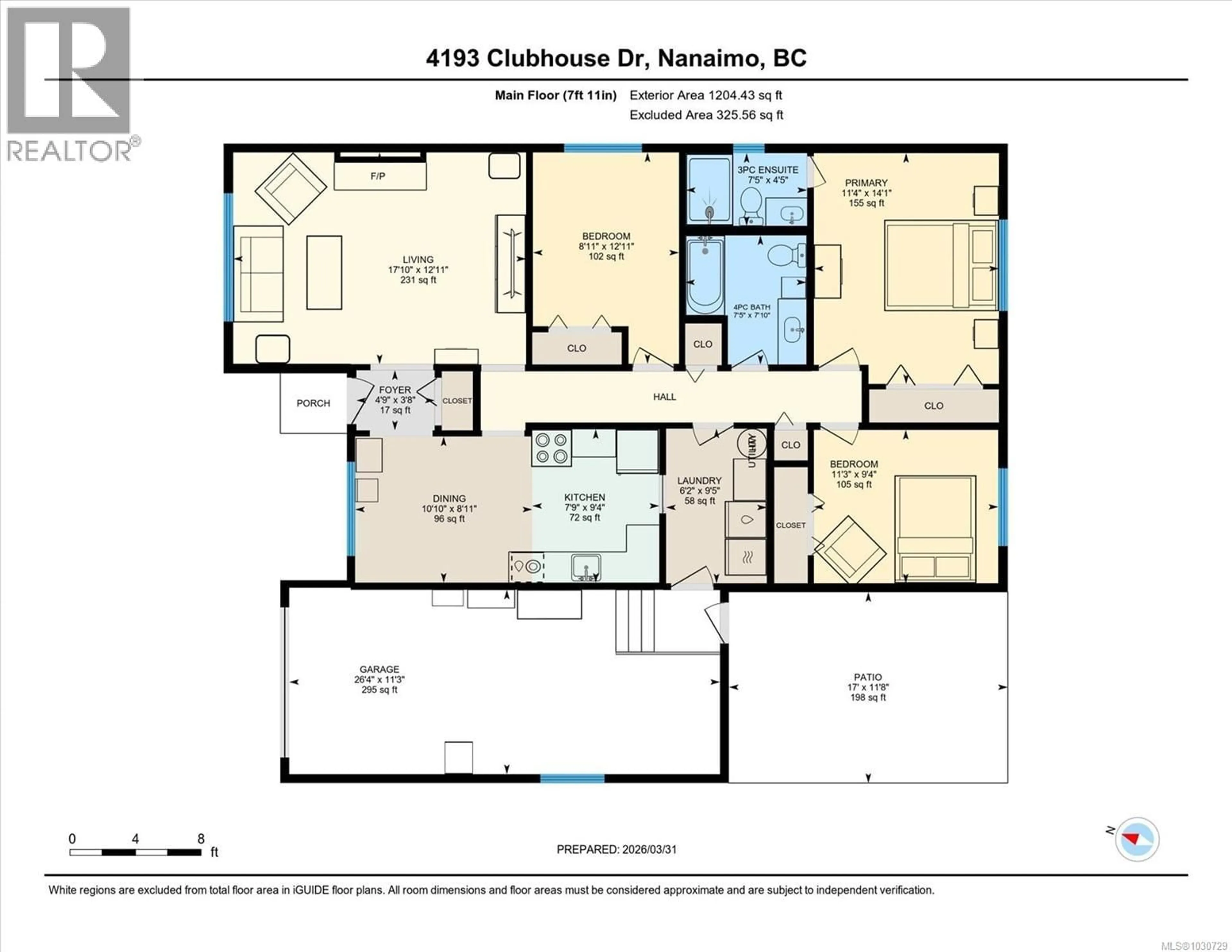 Floor plan for 4193 CLUBHOUSE DRIVE, Nanaimo British Columbia V9T4H8