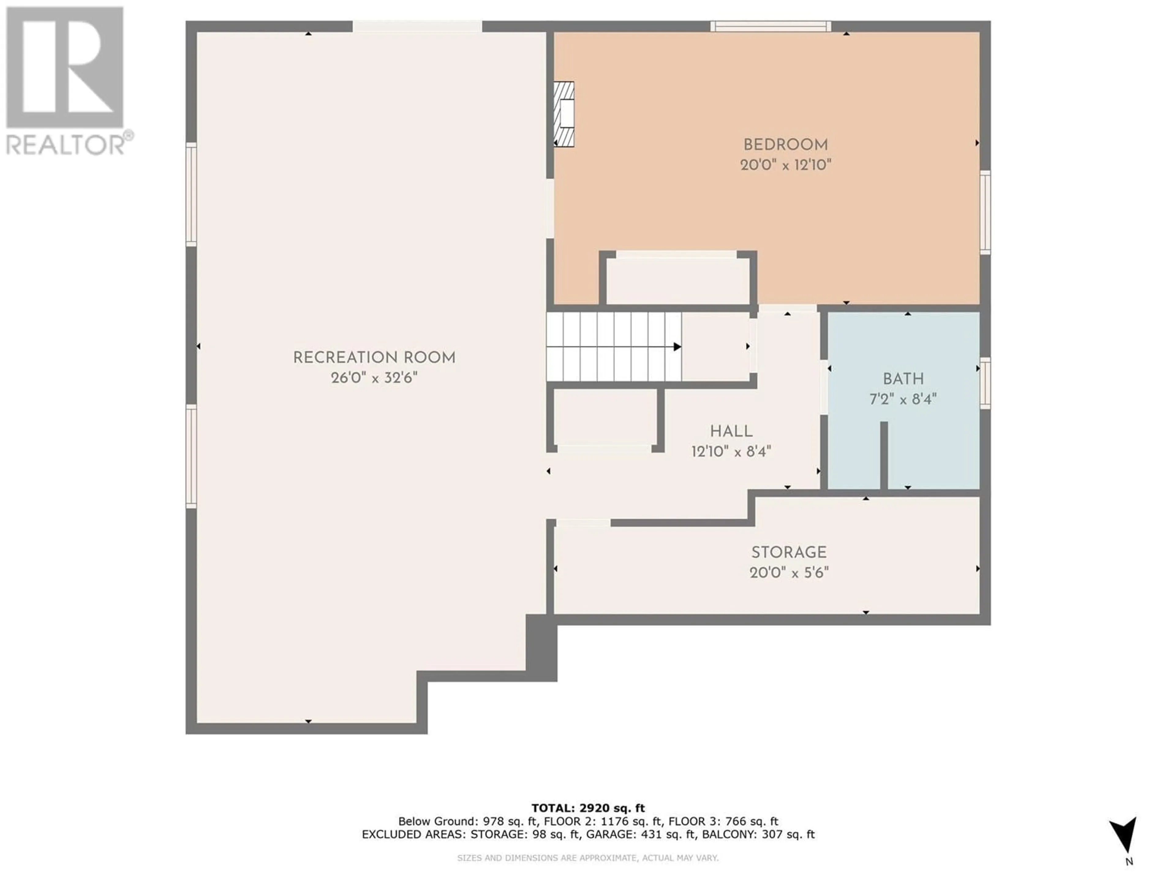 Floor plan for 2440 Old Okanagan Highway Unit# 424, West Kelowna British Columbia V4T1X6