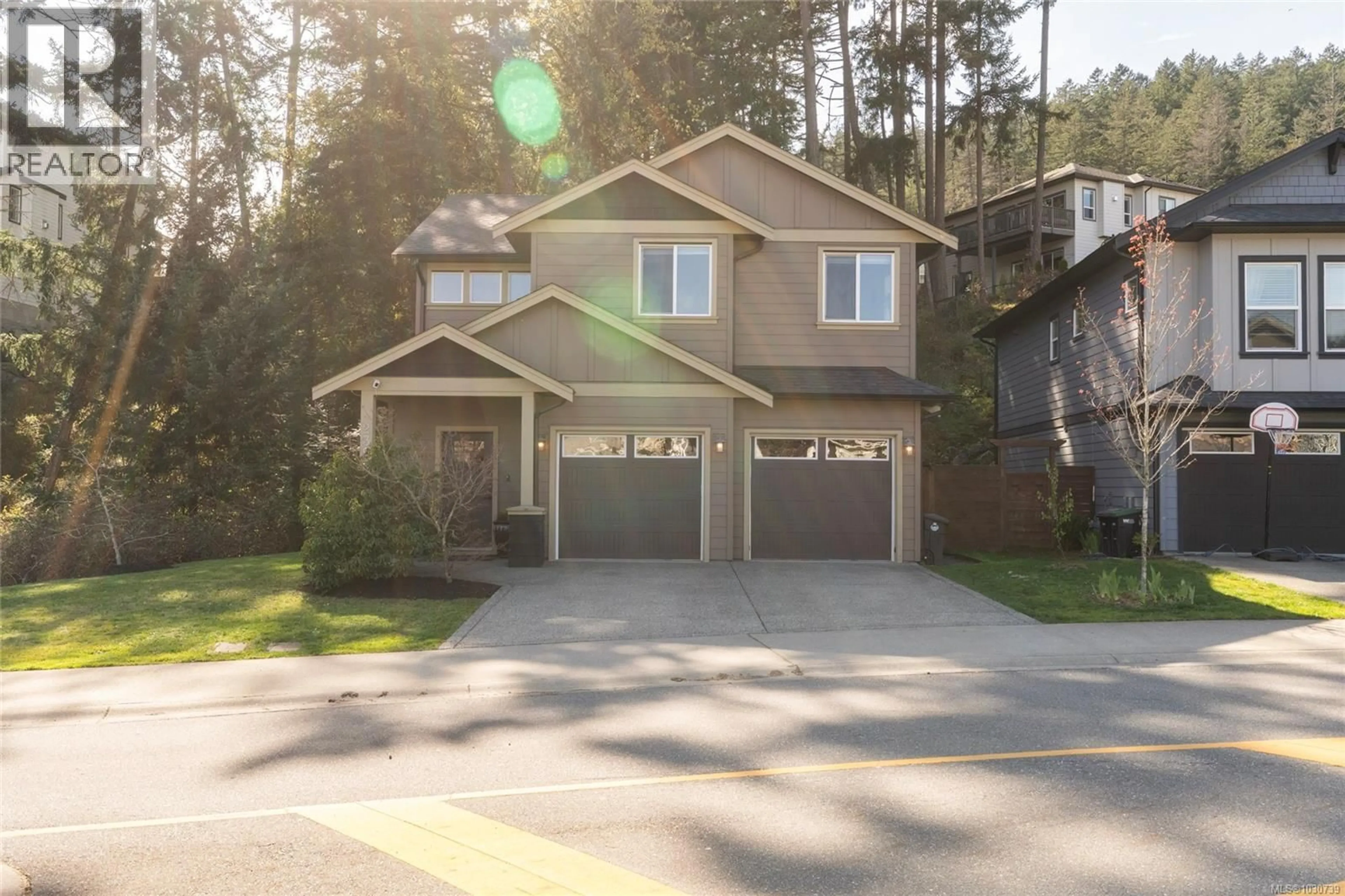 Home with vinyl exterior material, street for 2398 LUND ROAD, View Royal British Columbia V9B6V5