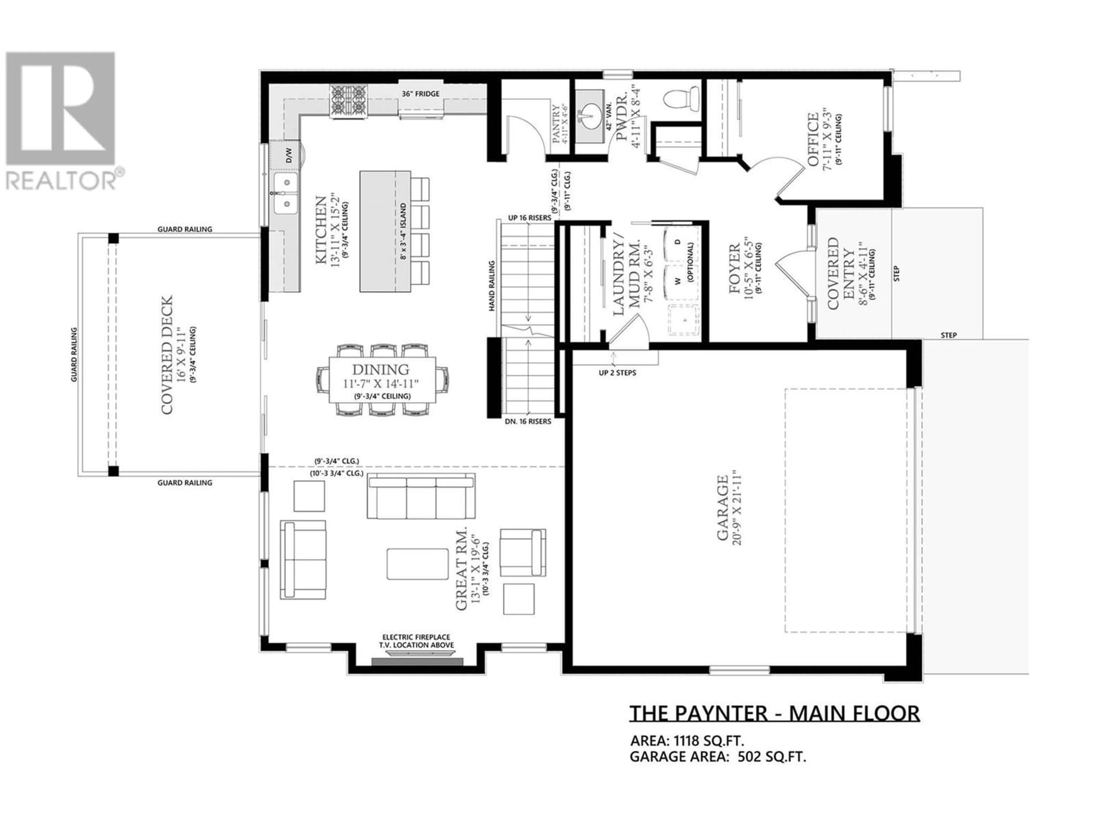 Floor plan for 3762 Davidson Court Lot# 67, West Kelowna British Columbia V4T0B1
