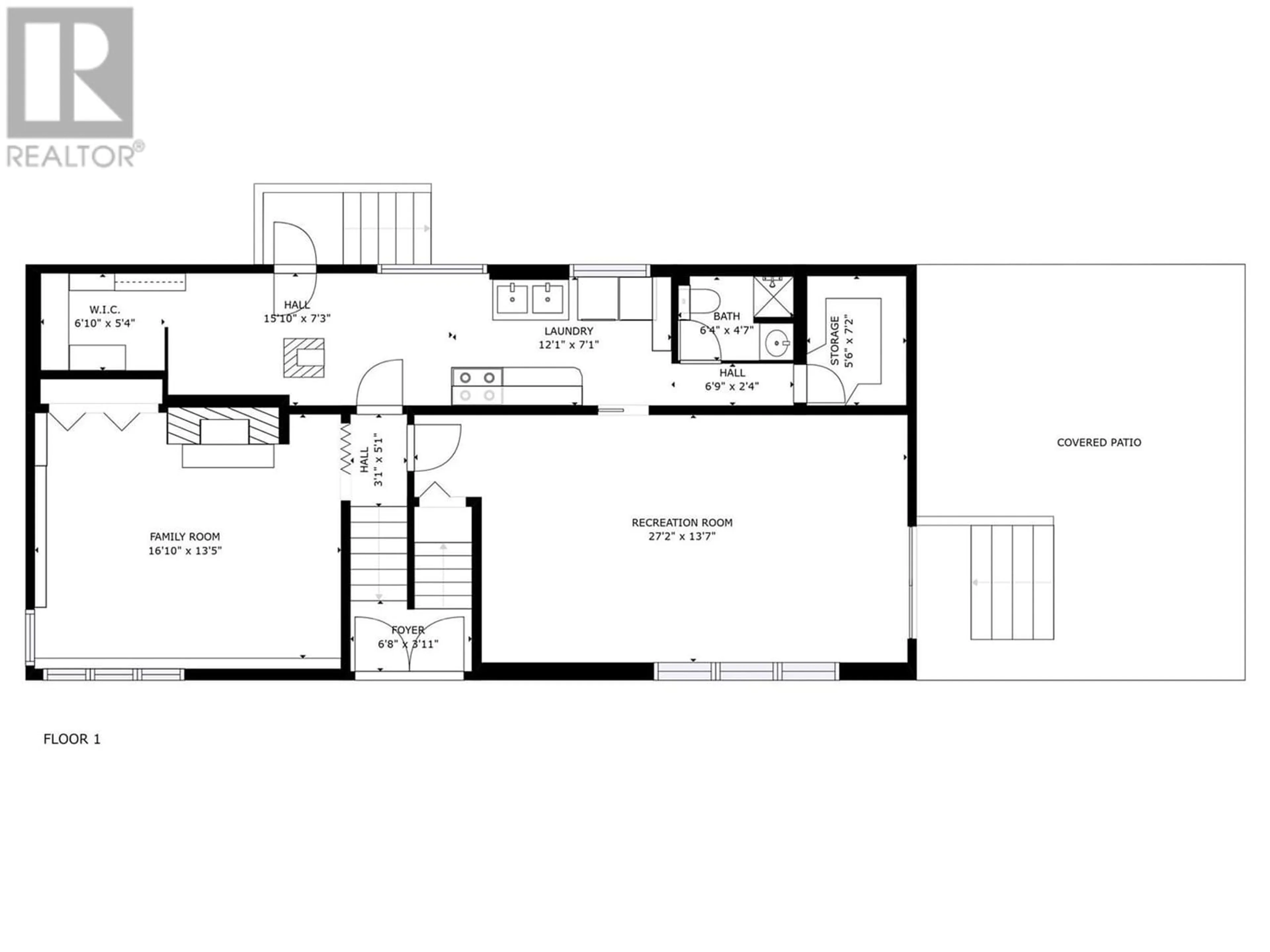 Floor plan for 4729 Lakeshore Road, Kelowna British Columbia V1W4H6