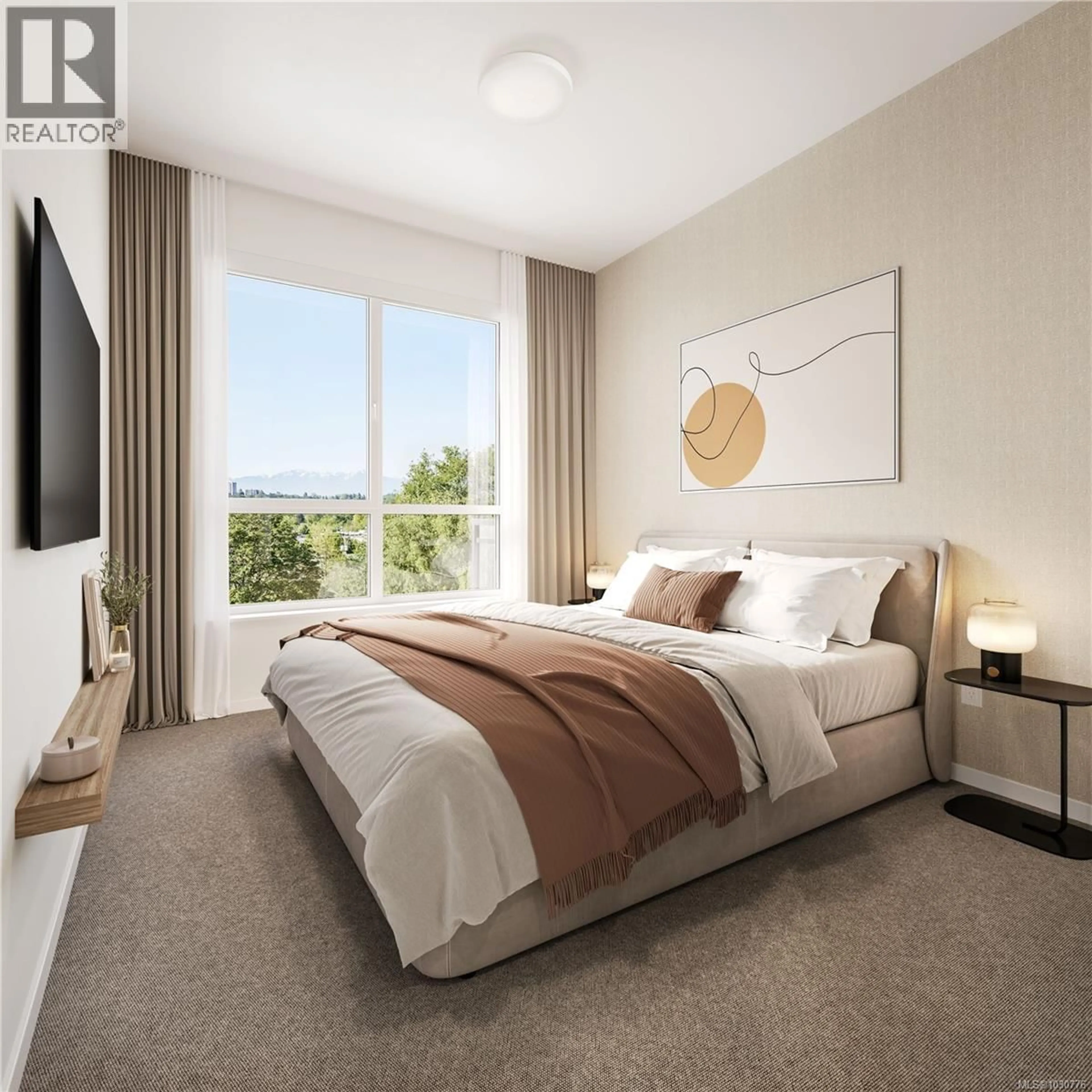 Bedroom with bed, unknown for 415 - 3226 SHELBOURNE STREET, Saanich British Columbia V8P5G8