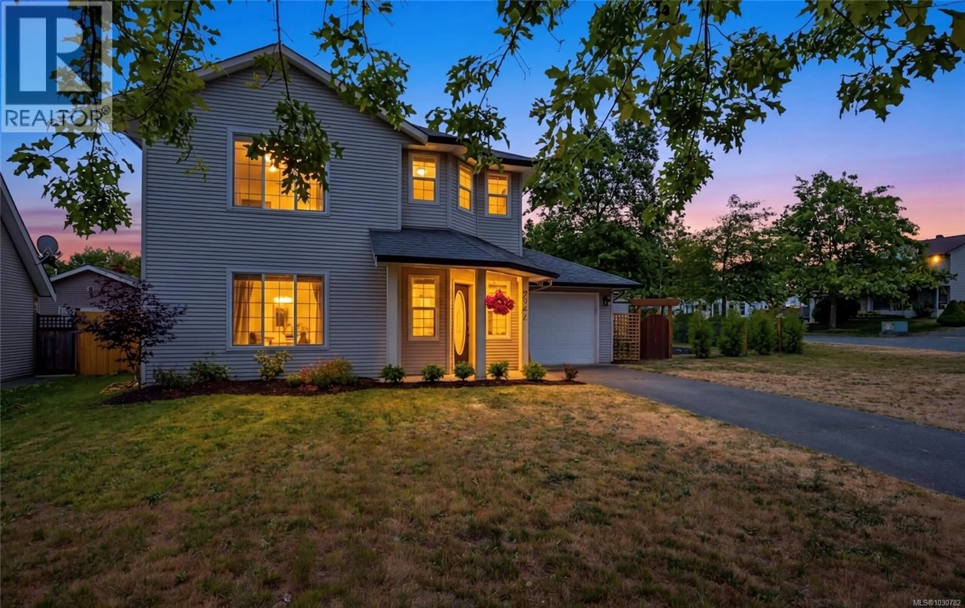 Home with brick exterior material, street for 2962 HUCKLEBERRY PLACE, Courtenay British Columbia V9N9W7