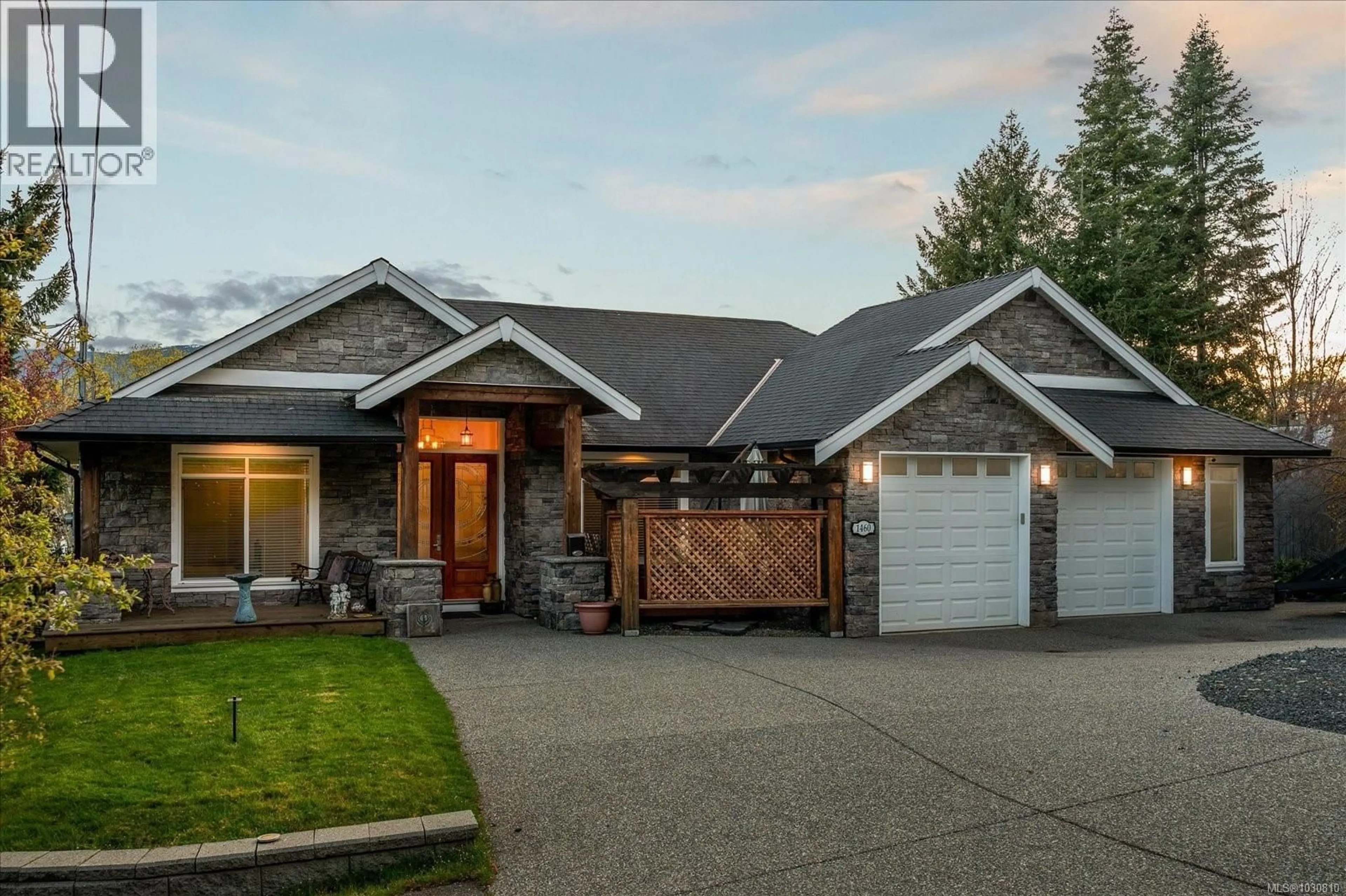 Home with brick exterior material, street for 1460 SHERWOOD DRIVE, Nanaimo British Columbia V9T1G7