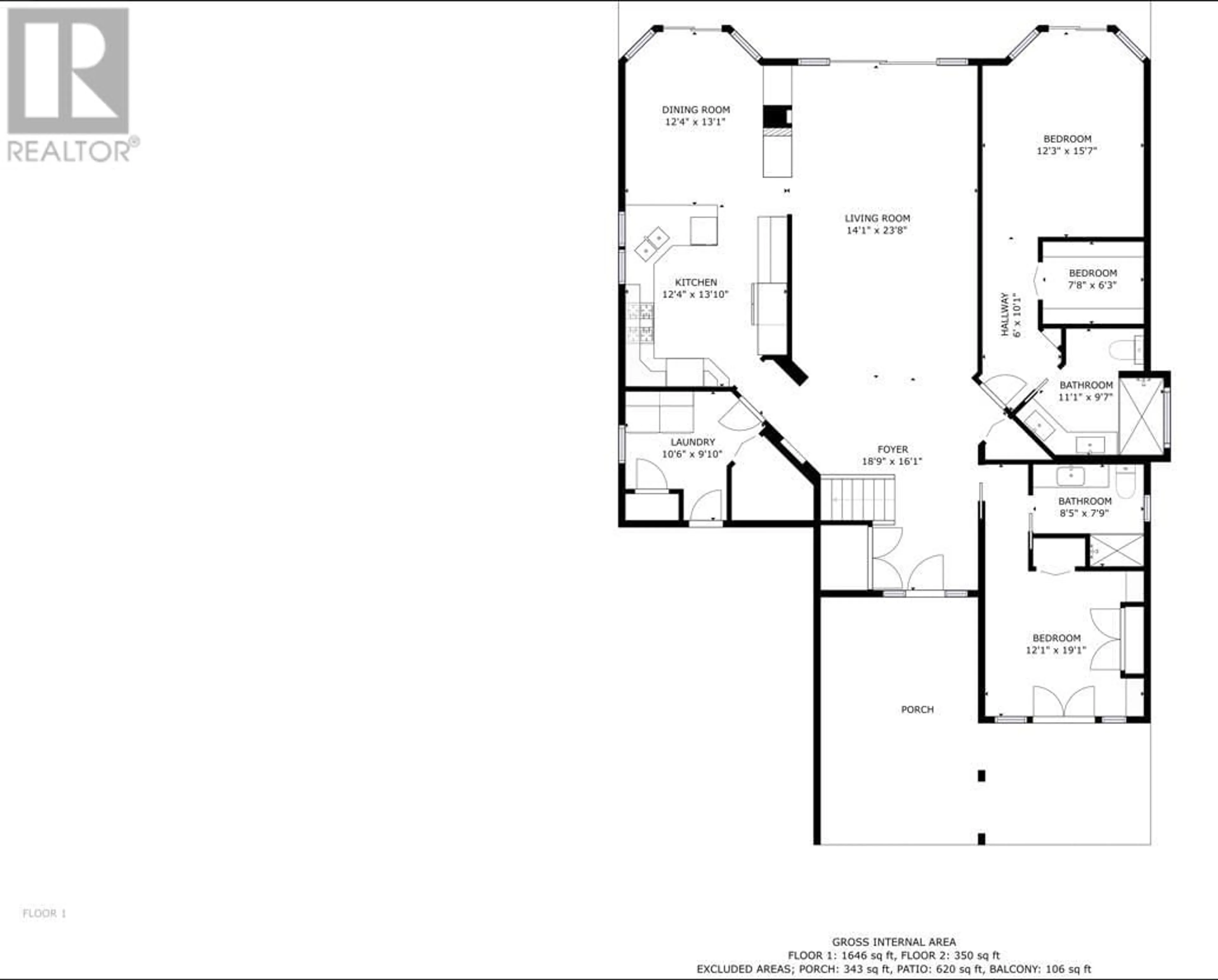 Floor plan for 4172 Gallaghers Grove, Kelowna British Columbia V1W3Z9