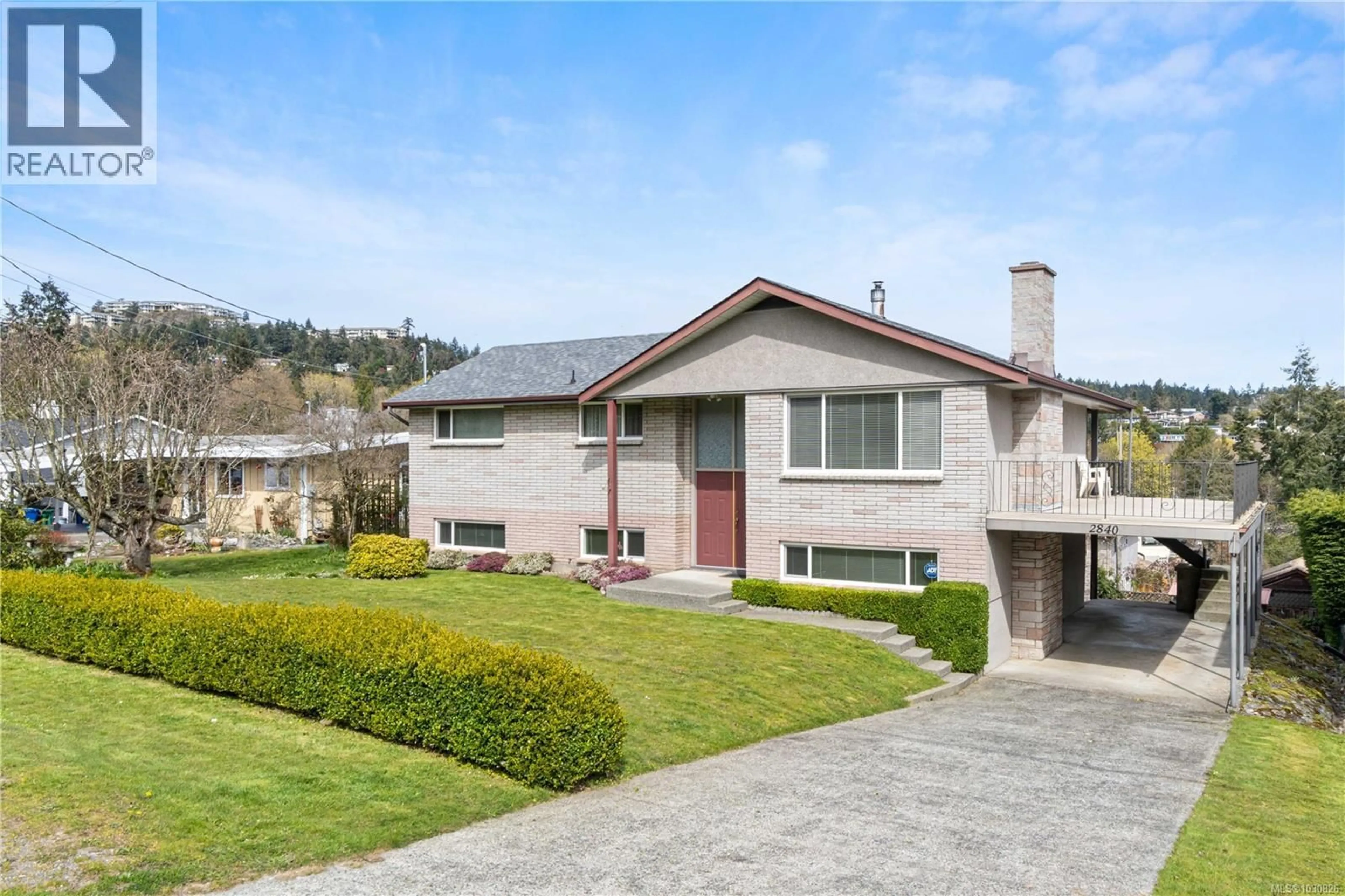 Home with vinyl exterior material, street for 2840 HALIDAY CRESCENT, Nanaimo British Columbia V9S3M9