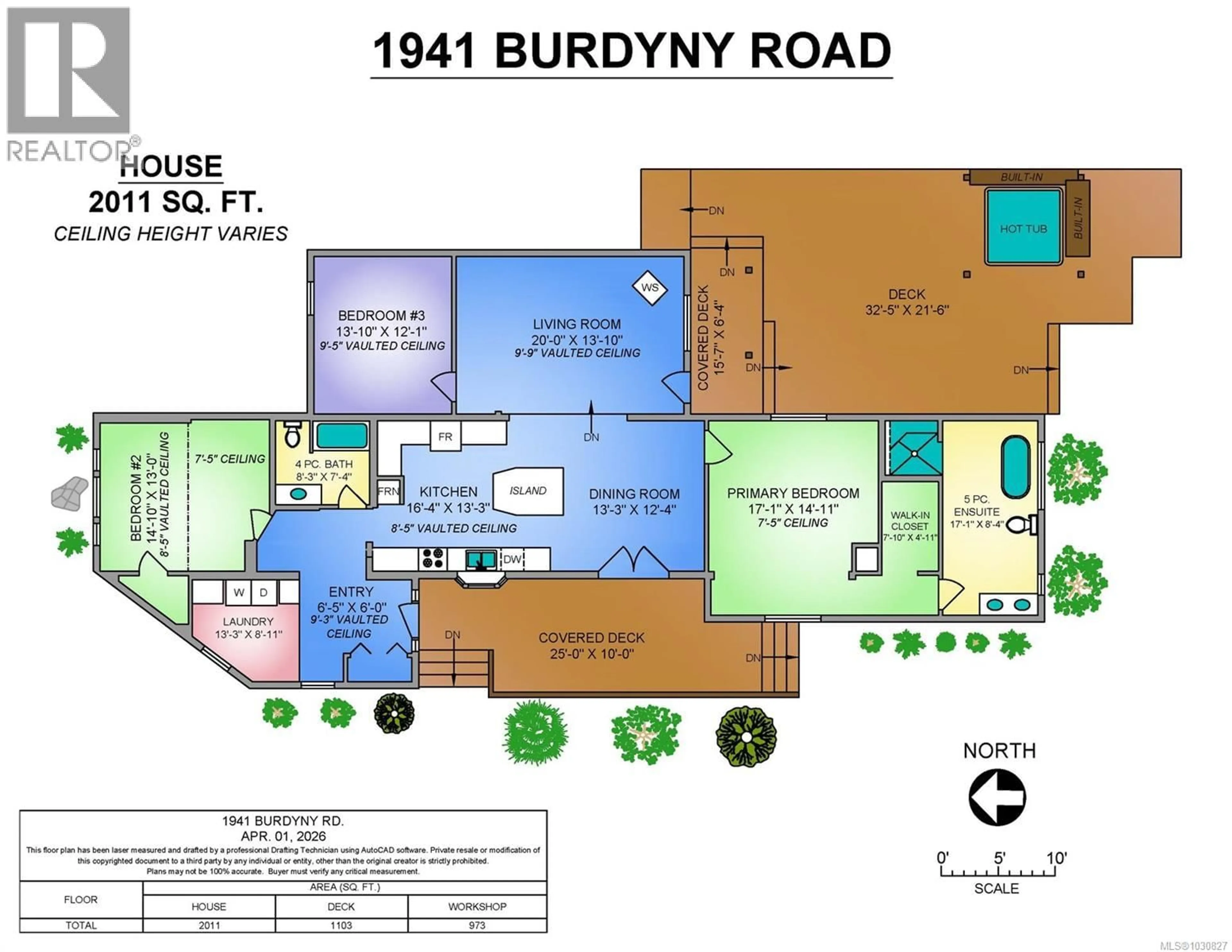 Floor plan for 1941 BURDYNY ROAD, Comox British Columbia V9M3Z9