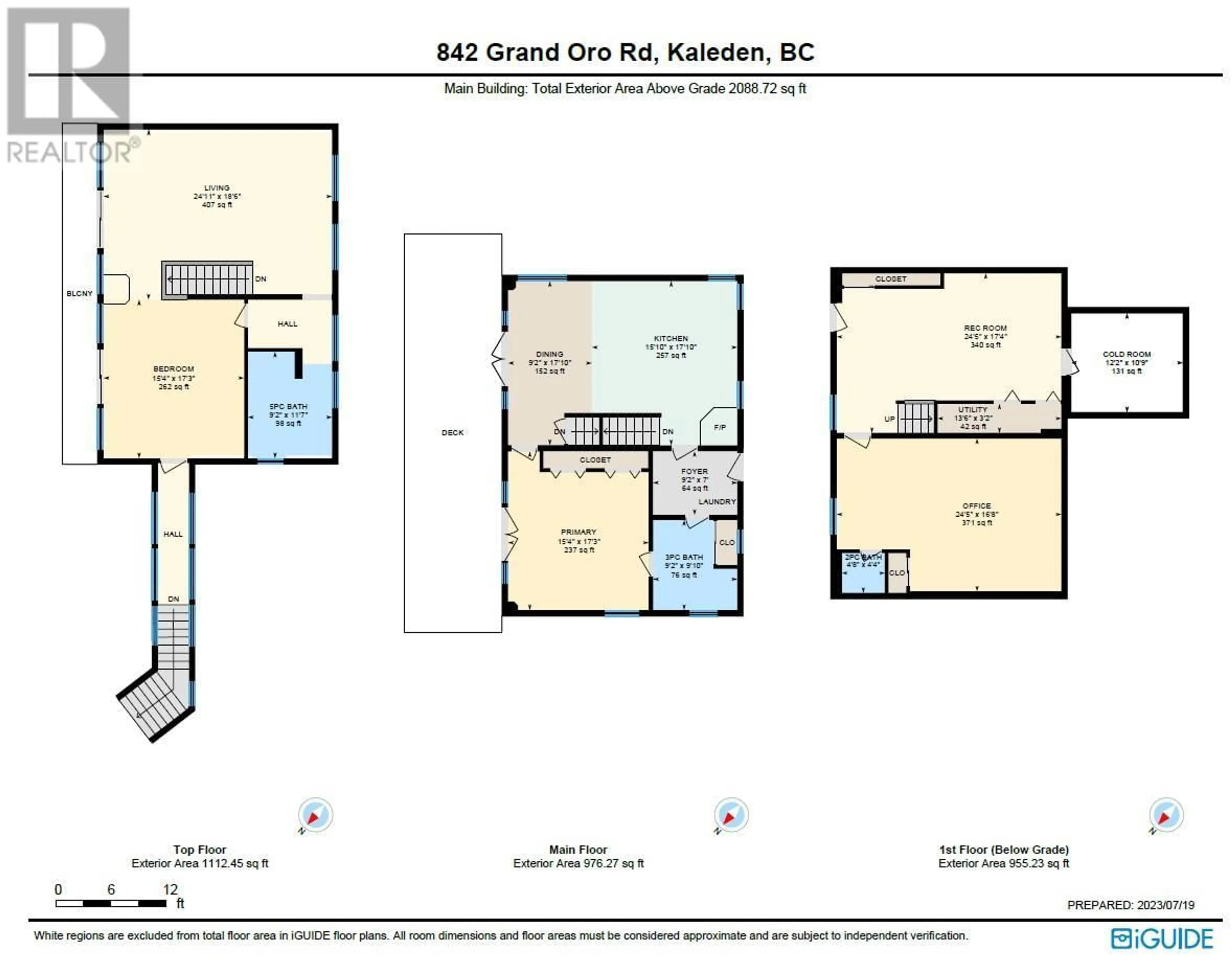 Floor plan for 842 Grand Oro Road, Kaleden British Columbia V0H1K0