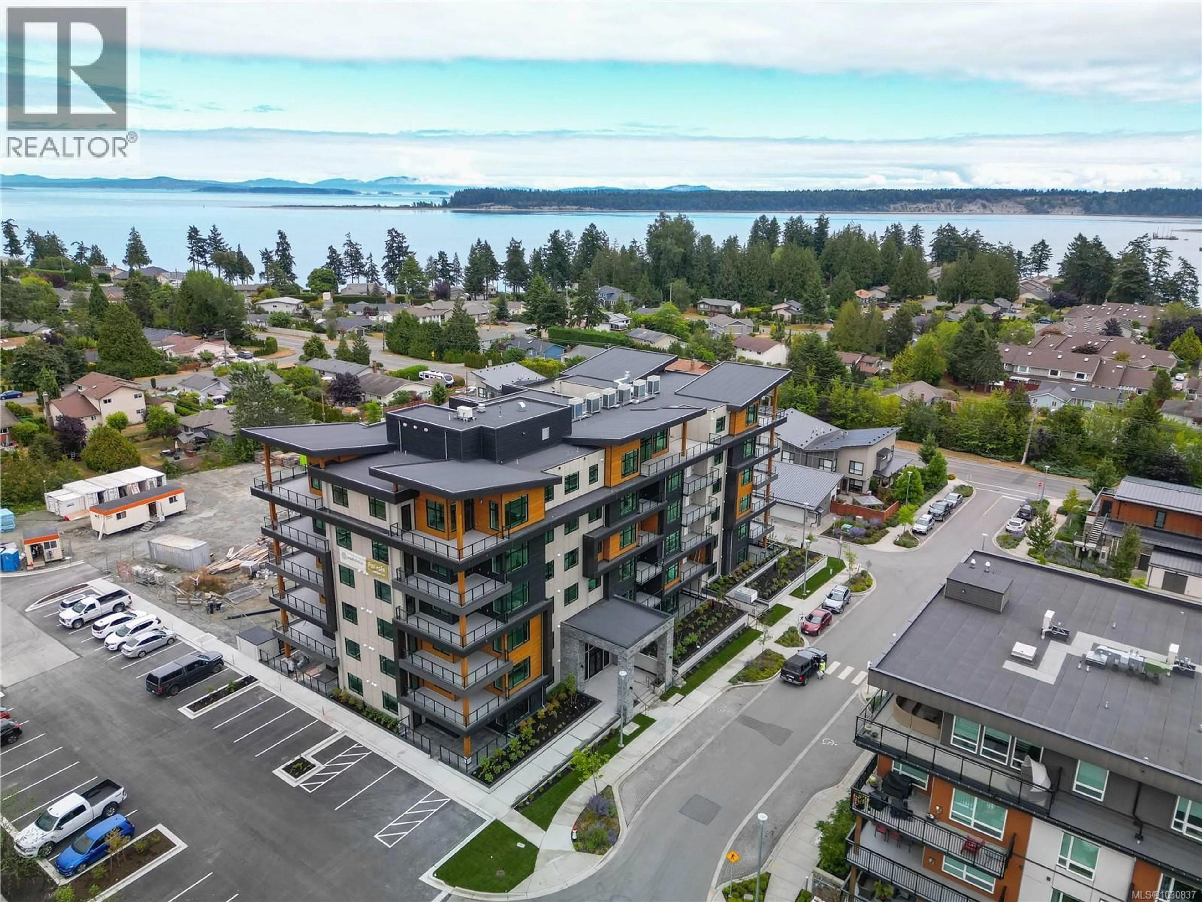 A pic from outside/outdoor area/front of a property/back of a property/a pic from drone, water/lake/river/ocean view for 101 - 2520 HACKETT CRESCENT, Central Saanich British Columbia V8M0C5