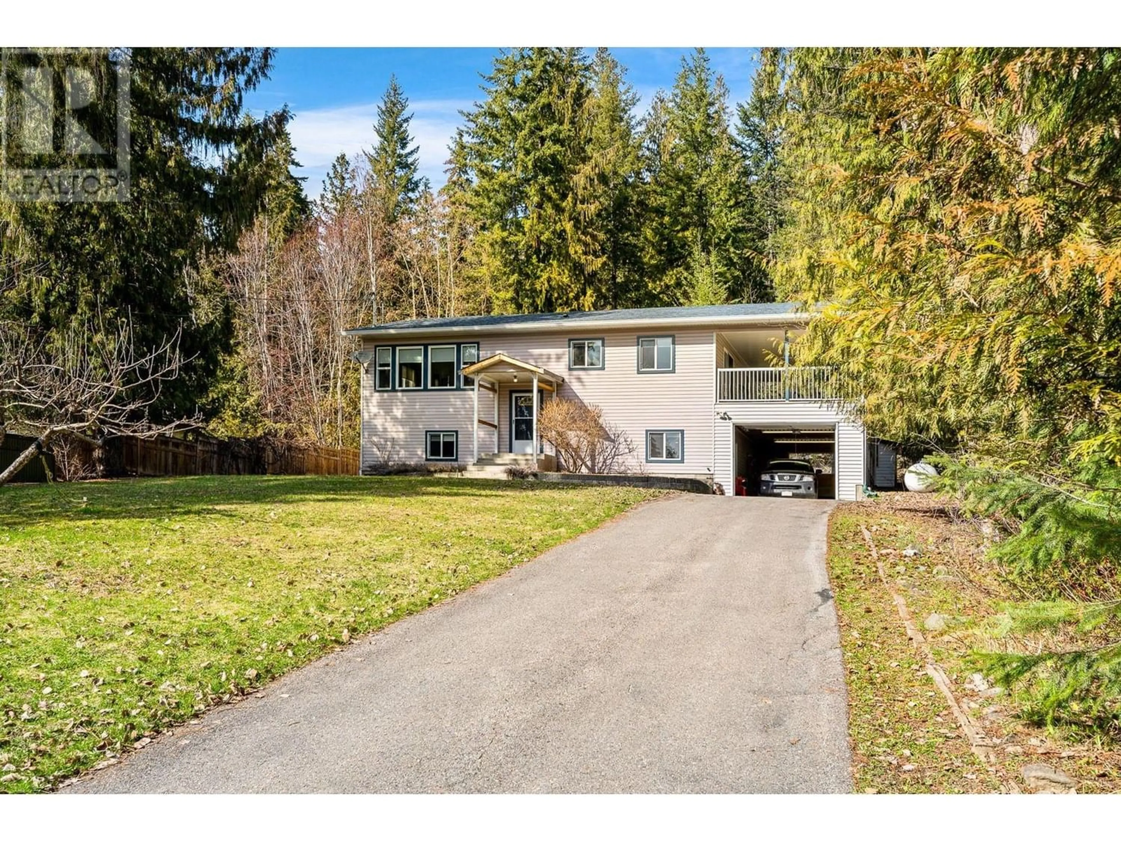 Frontside or backside of a home, cottage for 7451 Estate Drive, Anglemont British Columbia V0E1M8