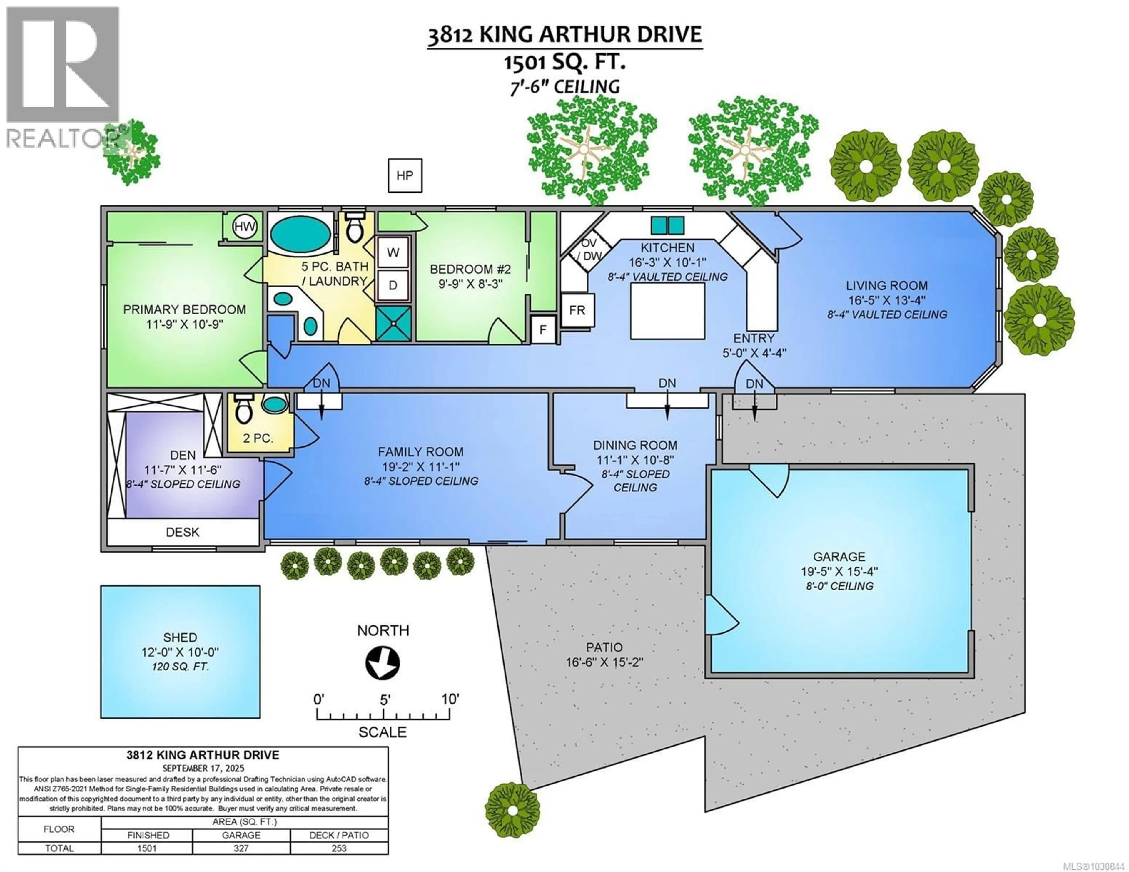 Floor plan for 3812 KING ARTHUR DRIVE, Nanaimo British Columbia V9T6B9