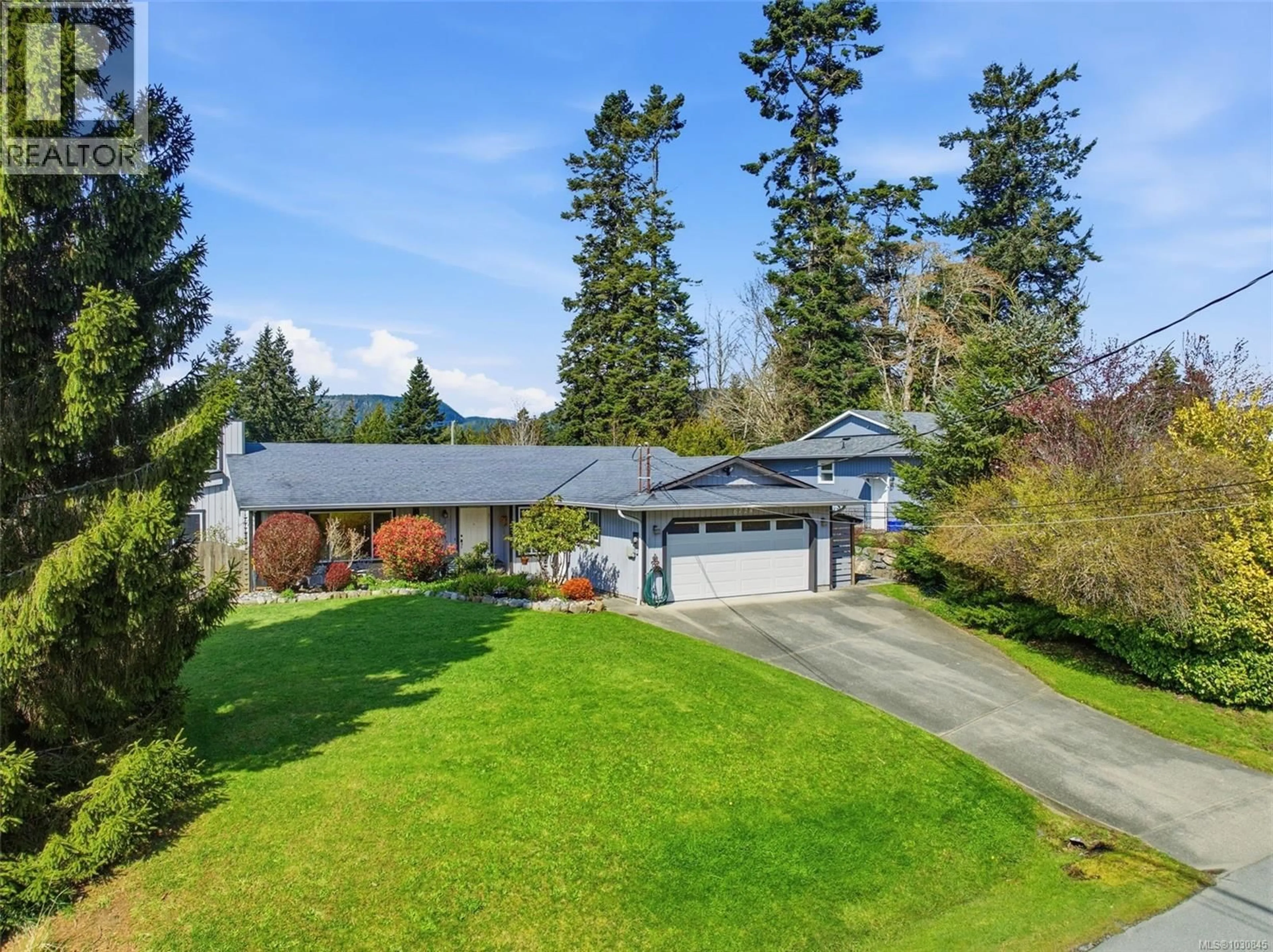 A pic from outside/outdoor area/front of a property/back of a property/a pic from drone, street for 6728 EAKIN DRIVE, Sooke British Columbia V9Z0V4