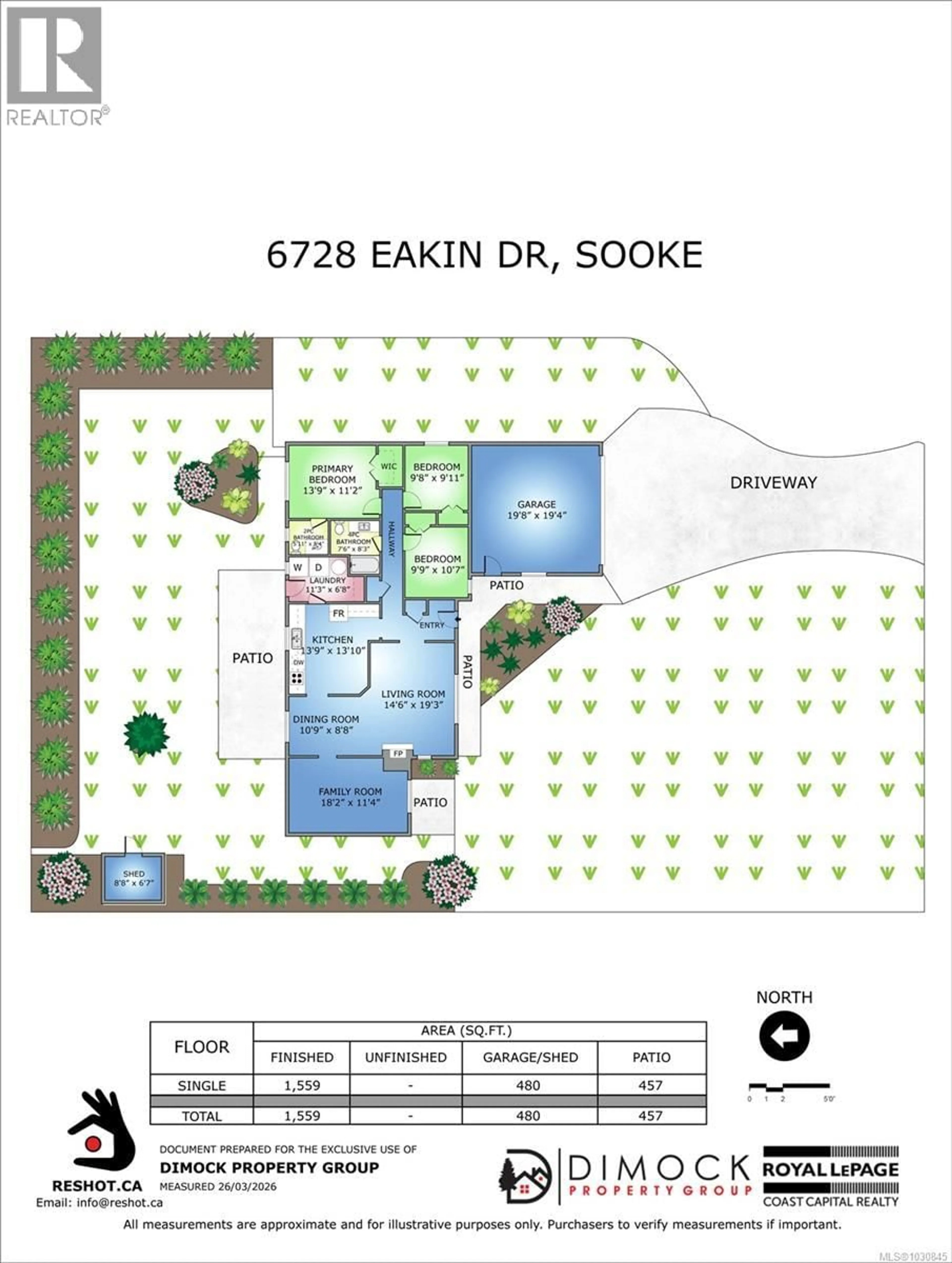 Floor plan for 6728 EAKIN DRIVE, Sooke British Columbia V9Z0V4