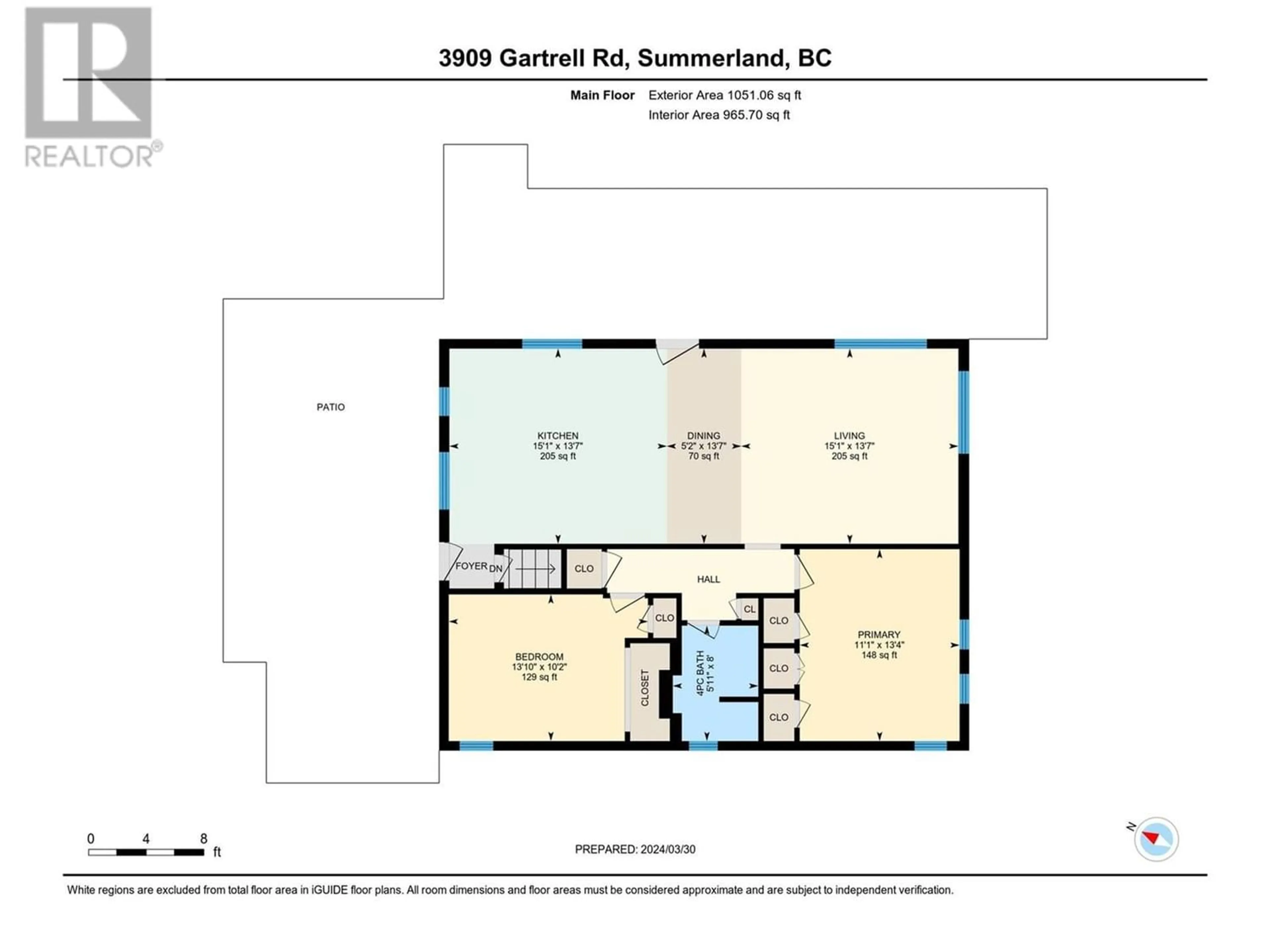 Floor plan for 3909 Gartrell Road, Summerland British Columbia V0H1Z4