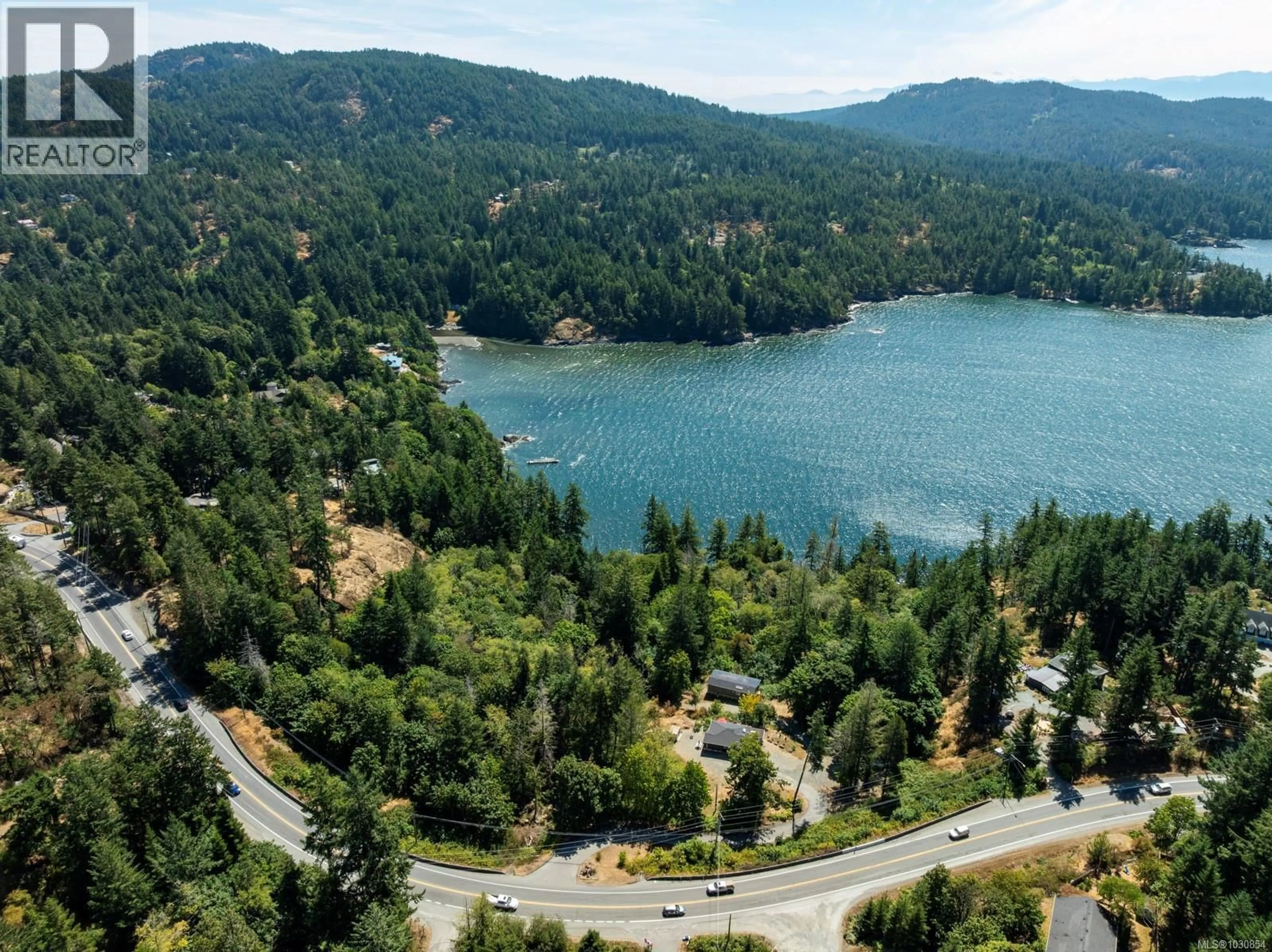 A pic from outside/outdoor area/front of a property/back of a property/a pic from drone, water/lake/river/ocean view for 5211 SOOKE ROAD, Sooke British Columbia V8V1L9