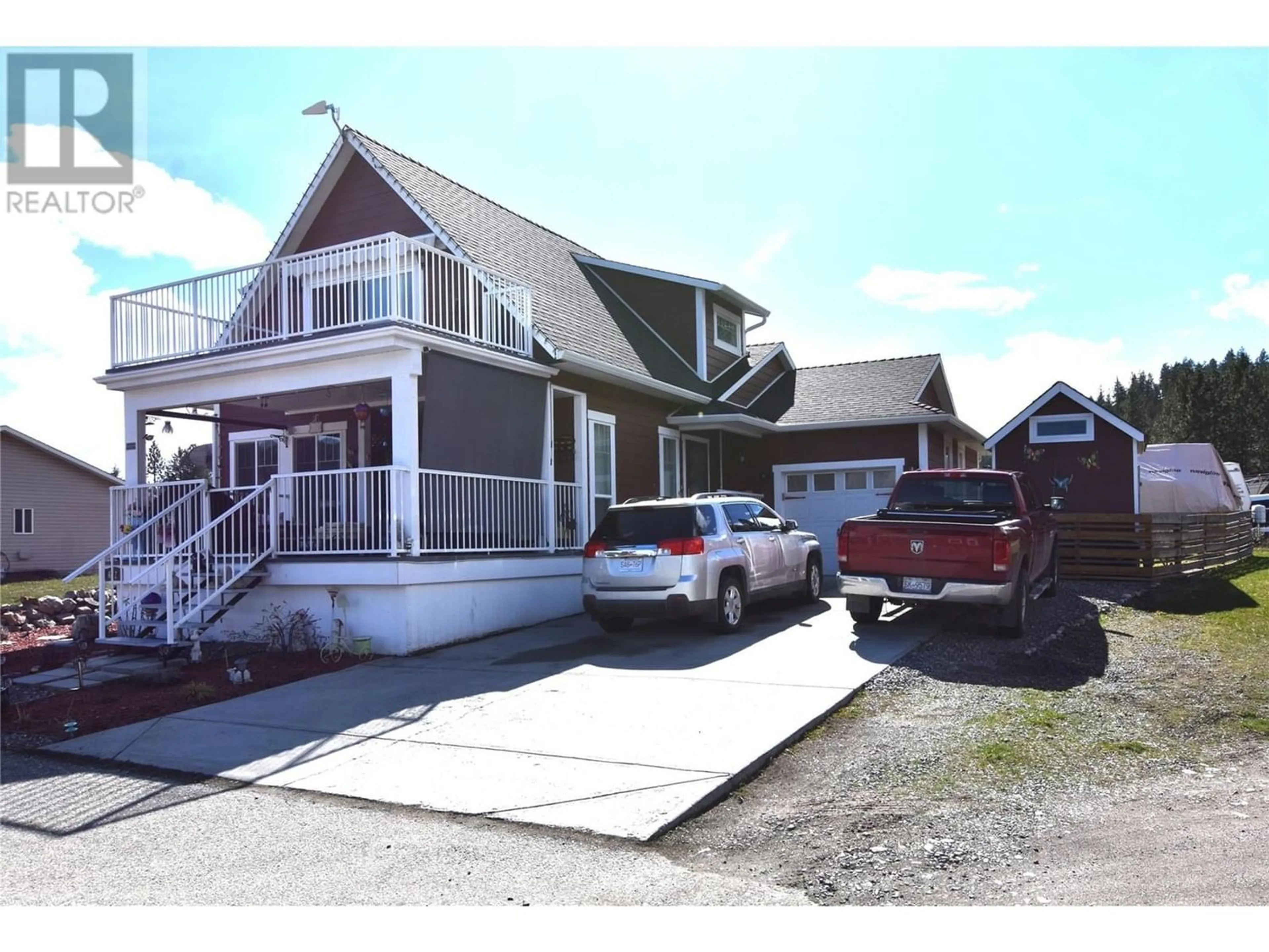Frontside or backside of a home for 672 Cougar Street, Vernon British Columbia V1H2A1
