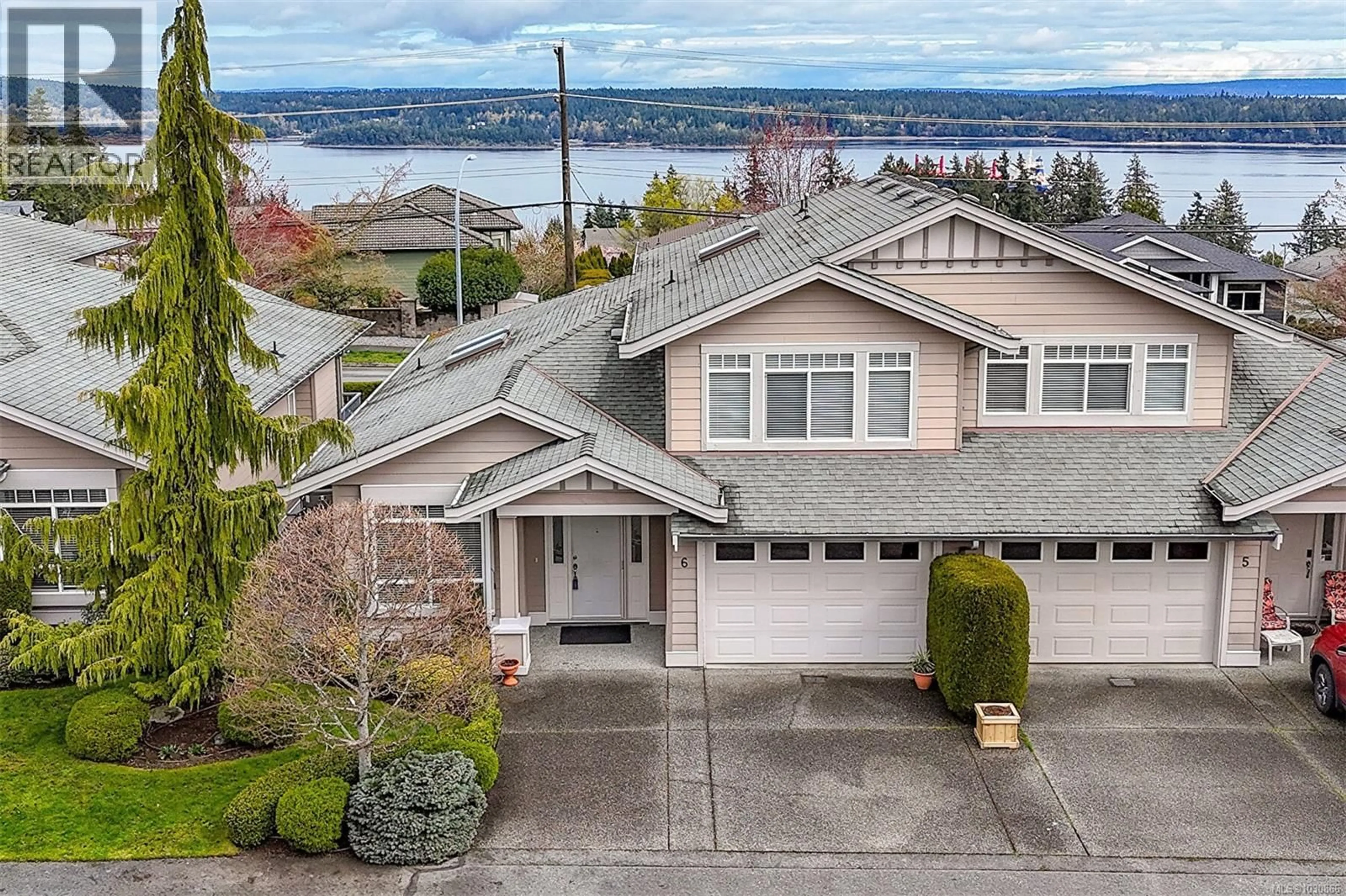 A pic from outside/outdoor area/front of a property/back of a property/a pic from drone, water/lake/river/ocean view for 6 - 500 RUSSELL ROAD, Ladysmith British Columbia V9G1W3