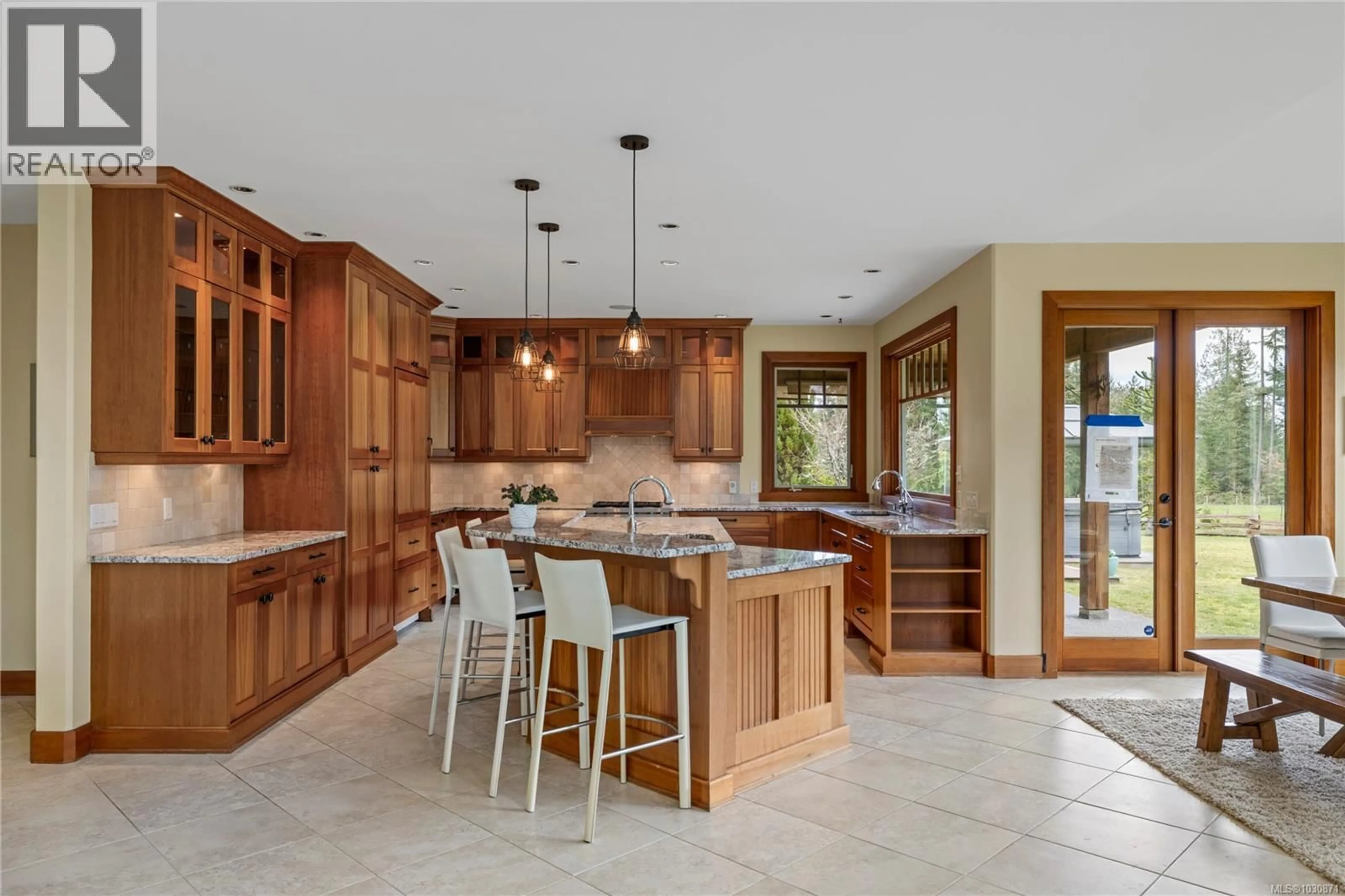Contemporary kitchen, ceramic/tile floor for 1100 MATUKA DRIVE, Nanoose Bay British Columbia V9P9L3