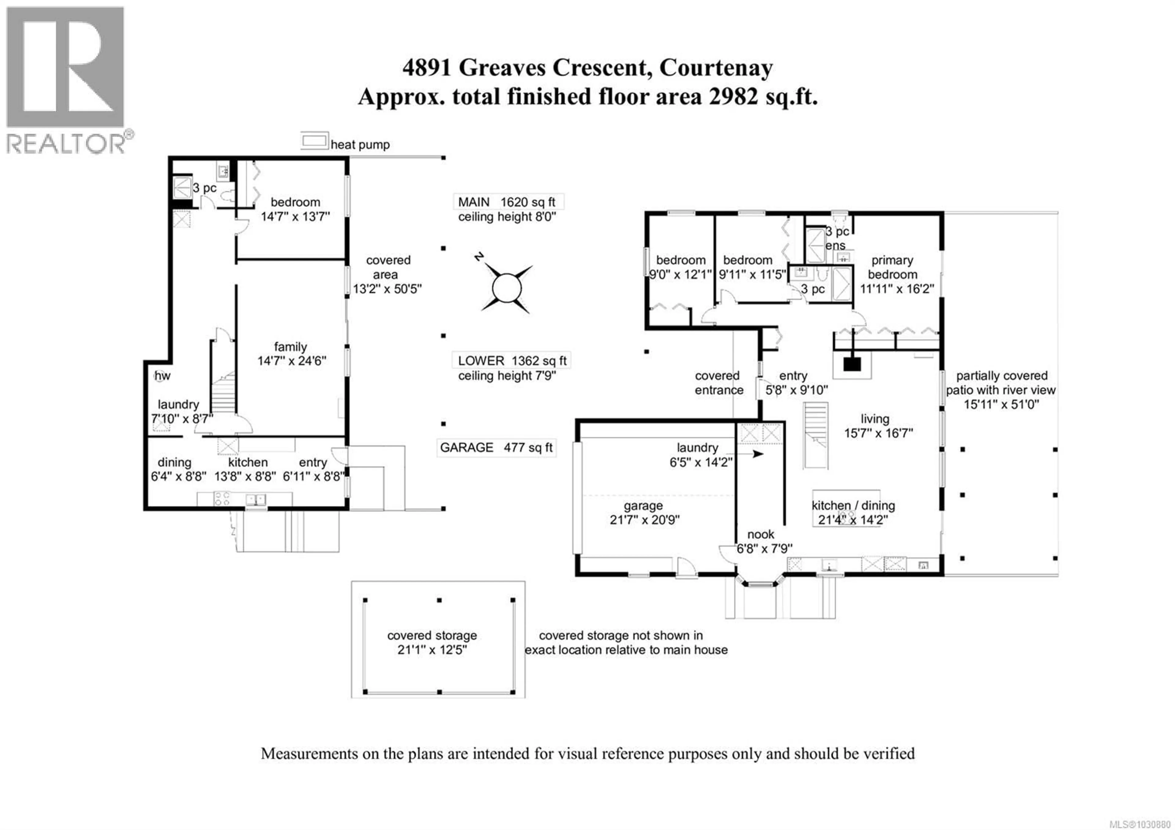 Floor plan for 4891 GREAVES CRESCENT, Courtenay British Columbia V9J1R5