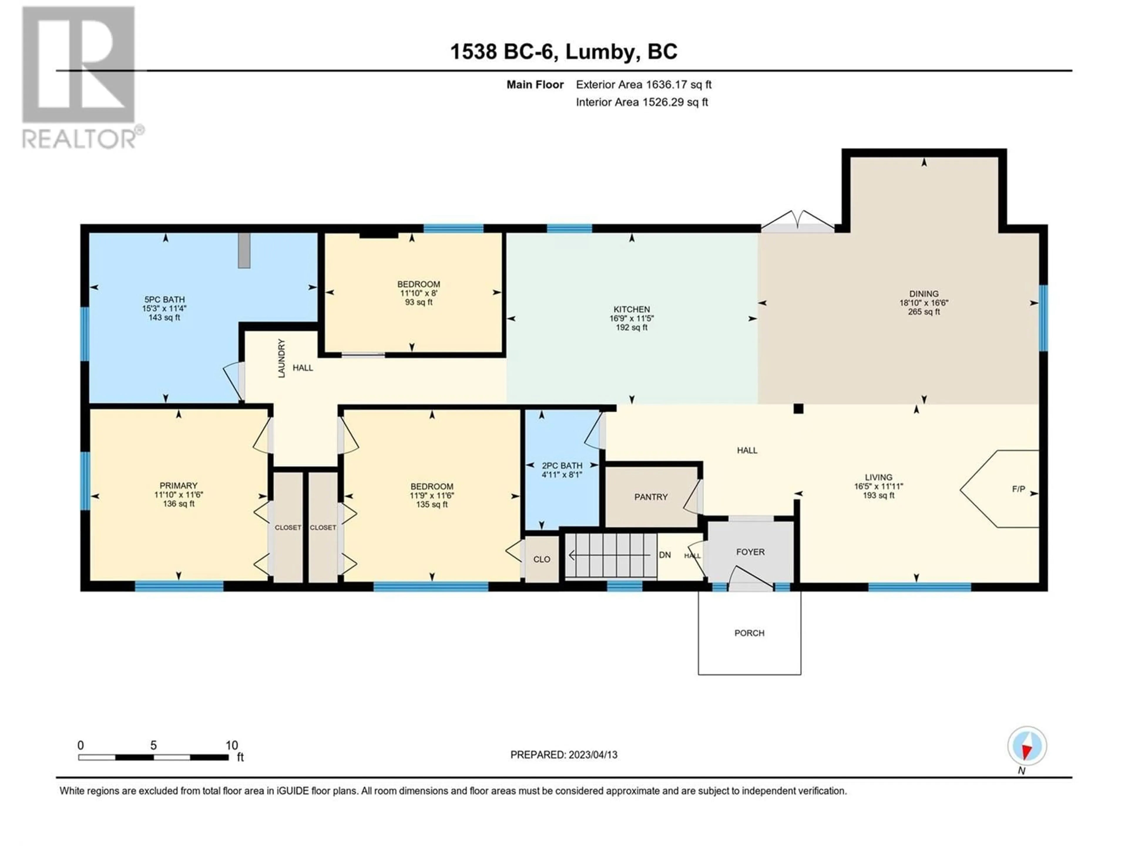 Floor plan for 1538 Highway 6, Cherryville British Columbia V0E2G1