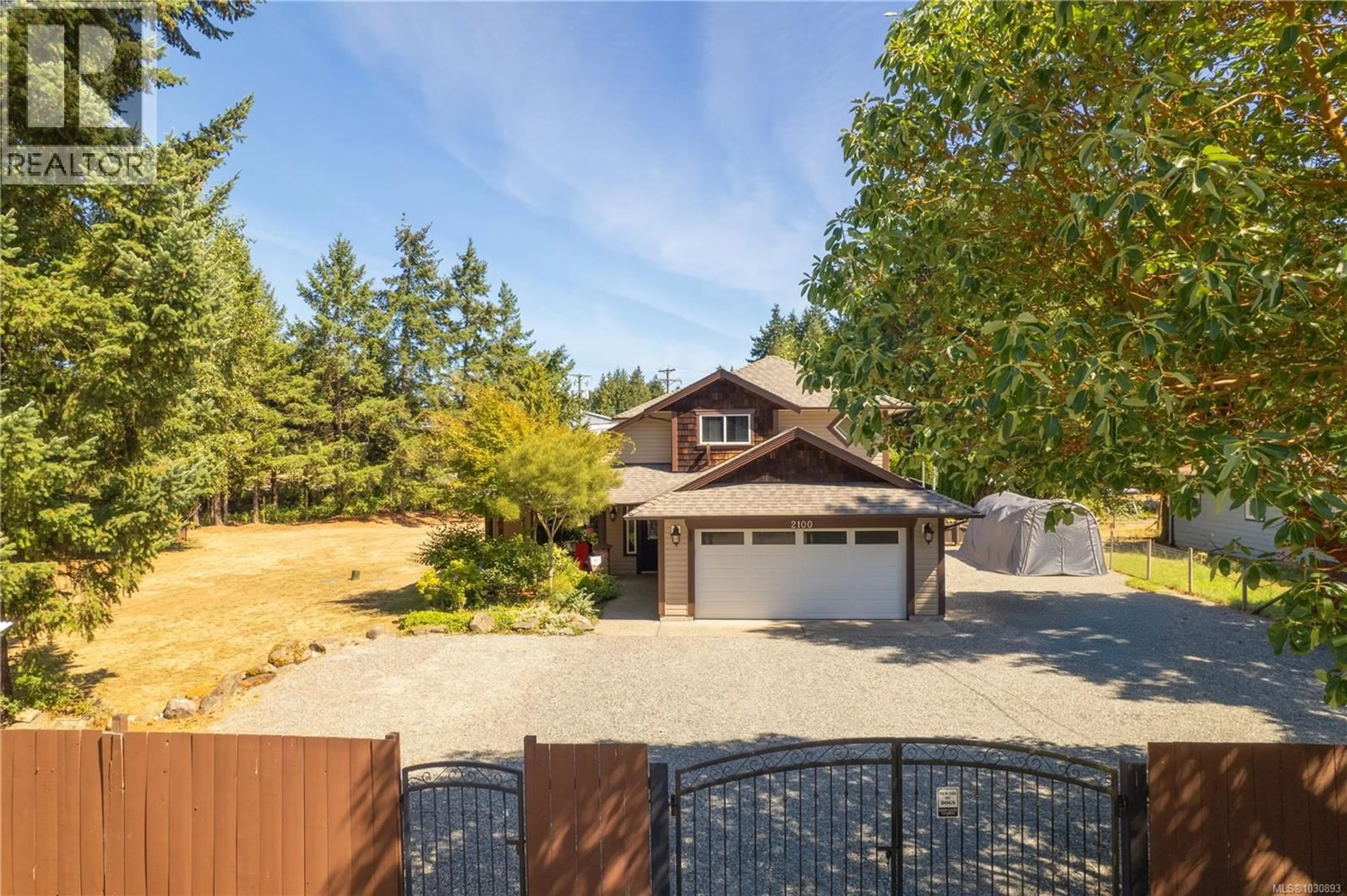 A pic from outside/outdoor area/front of a property/back of a property/a pic from drone, unknown for 2100 CEDAR ROAD, Nanaimo British Columbia V9X1J6