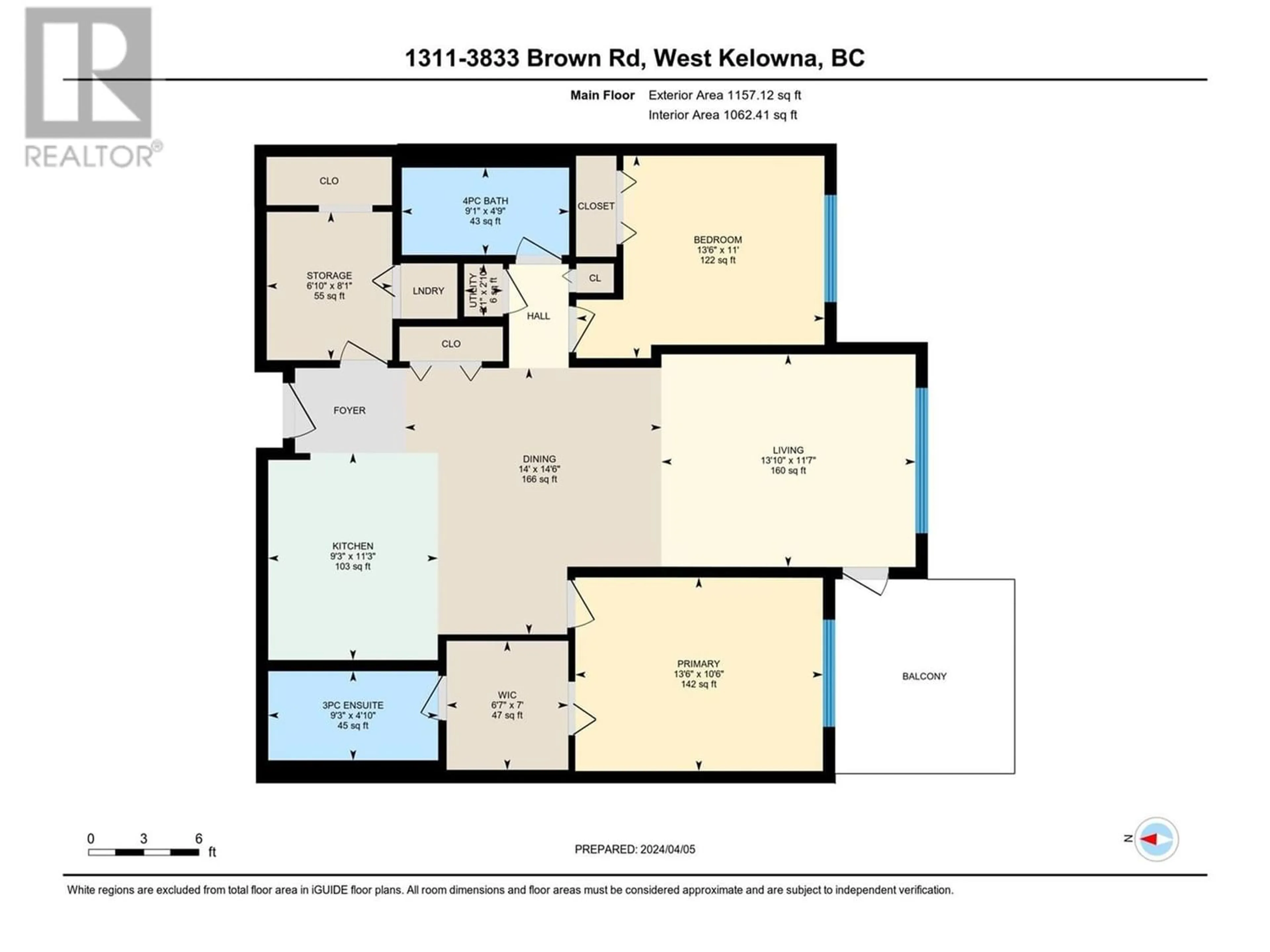 Floor plan for 3833 Brown Road Unit# 1311, West Kelowna British Columbia V4T2J3