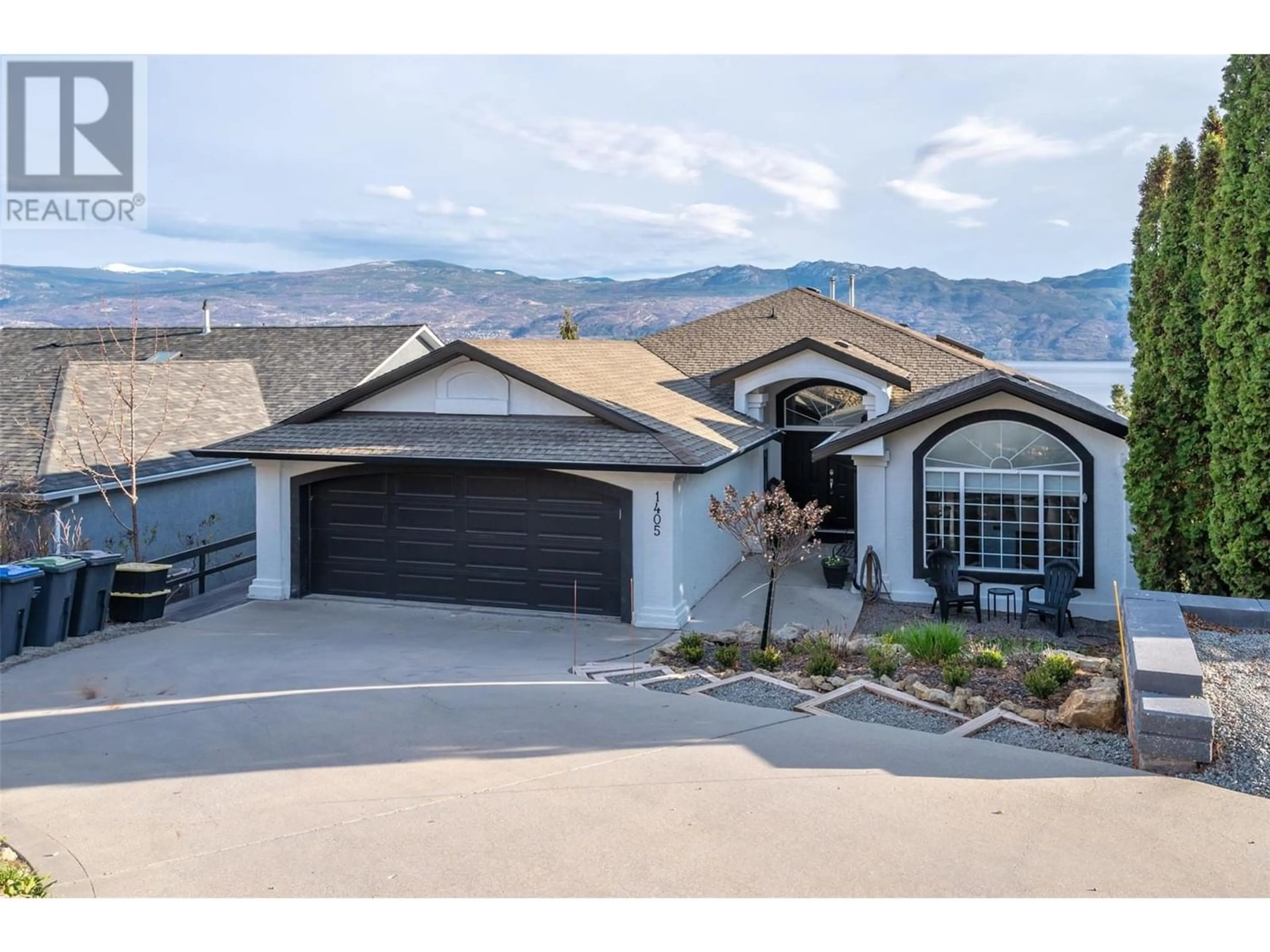 Frontside or backside of a home for 1405 Menu Road, West Kelowna British Columbia V4T2R9