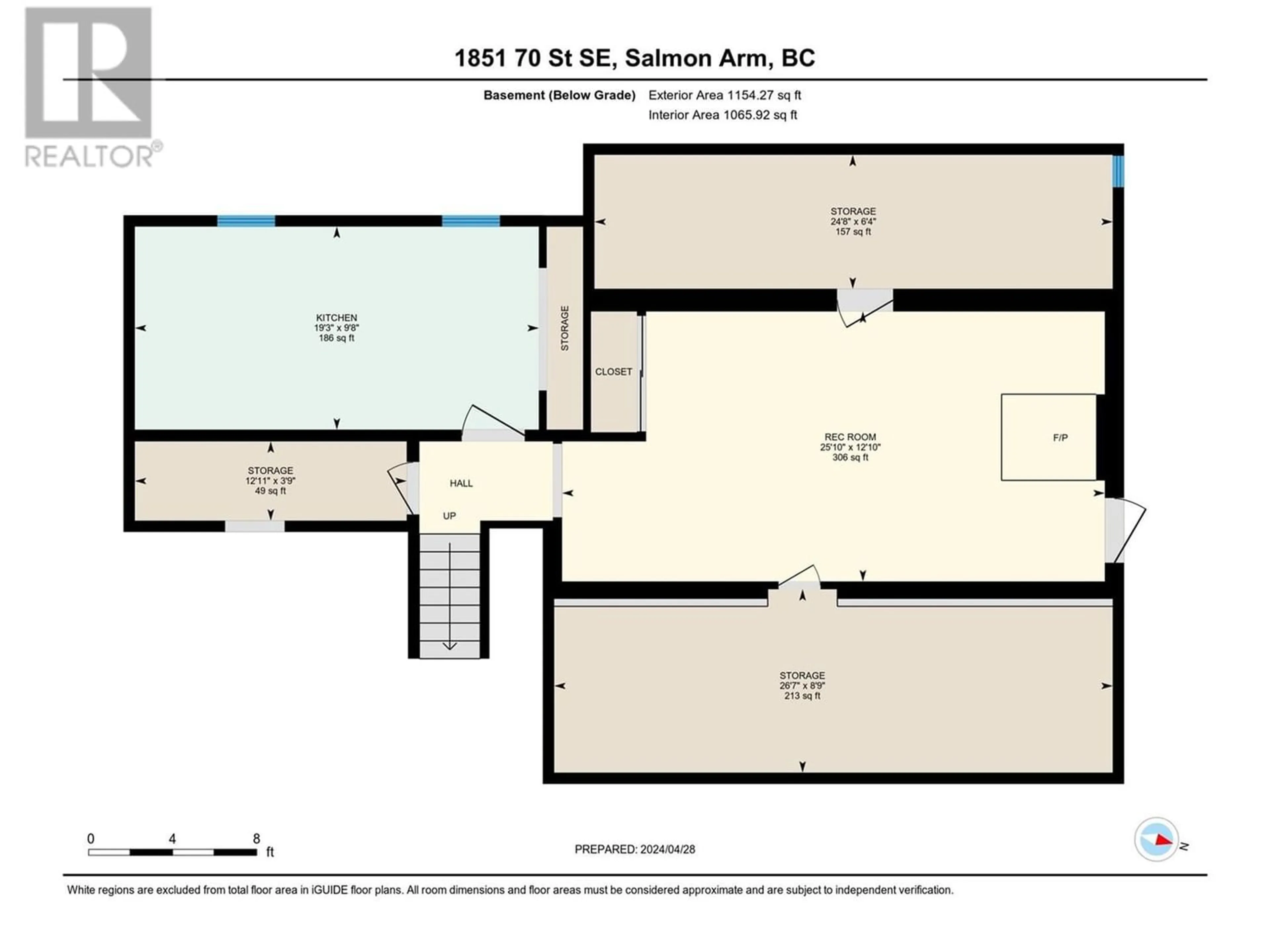 Floor plan for 1851 70 Street SE, Salmon Arm British Columbia V1E1X4