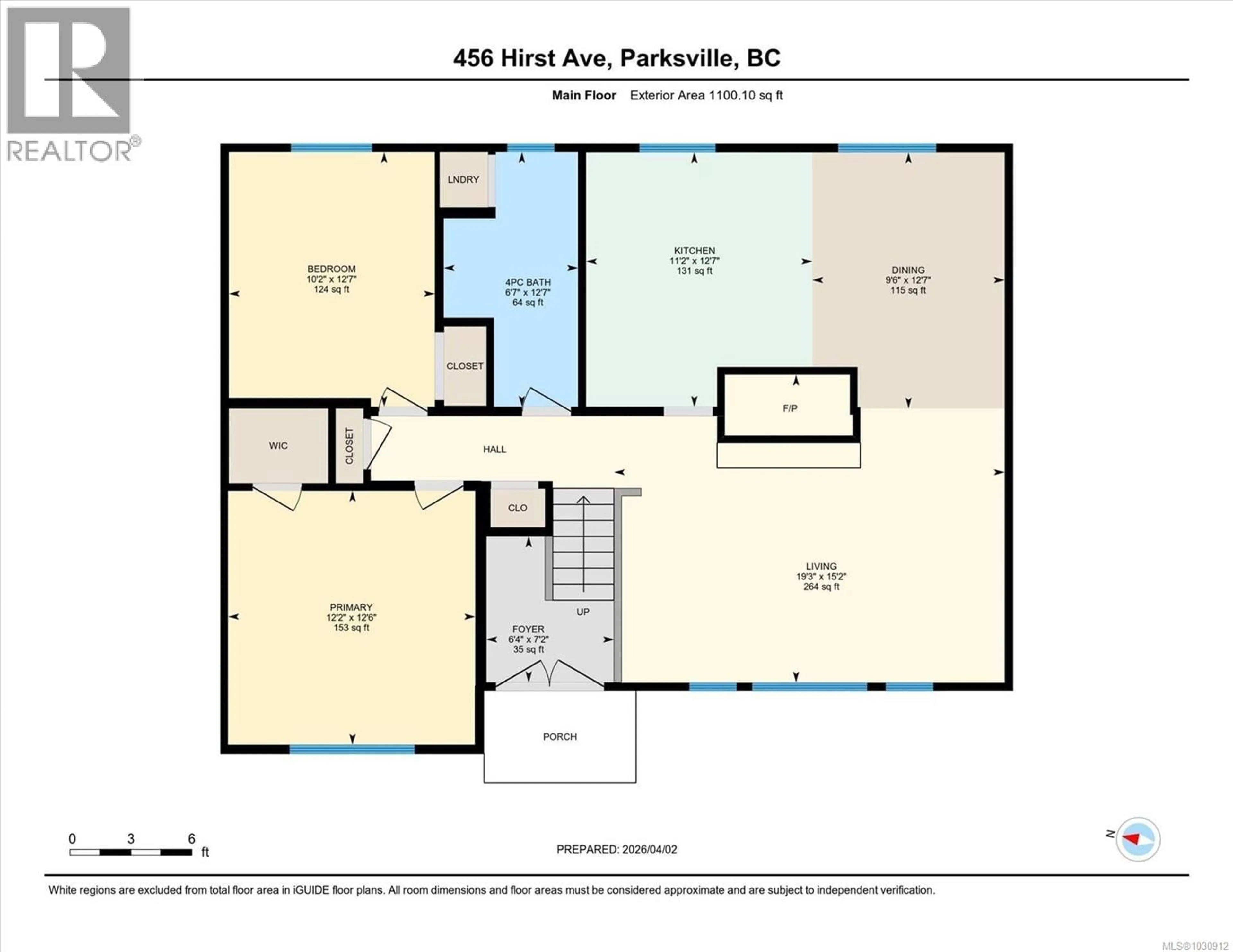Floor plan for 456 HIRST AVENUE, Parksville British Columbia V9P1J3