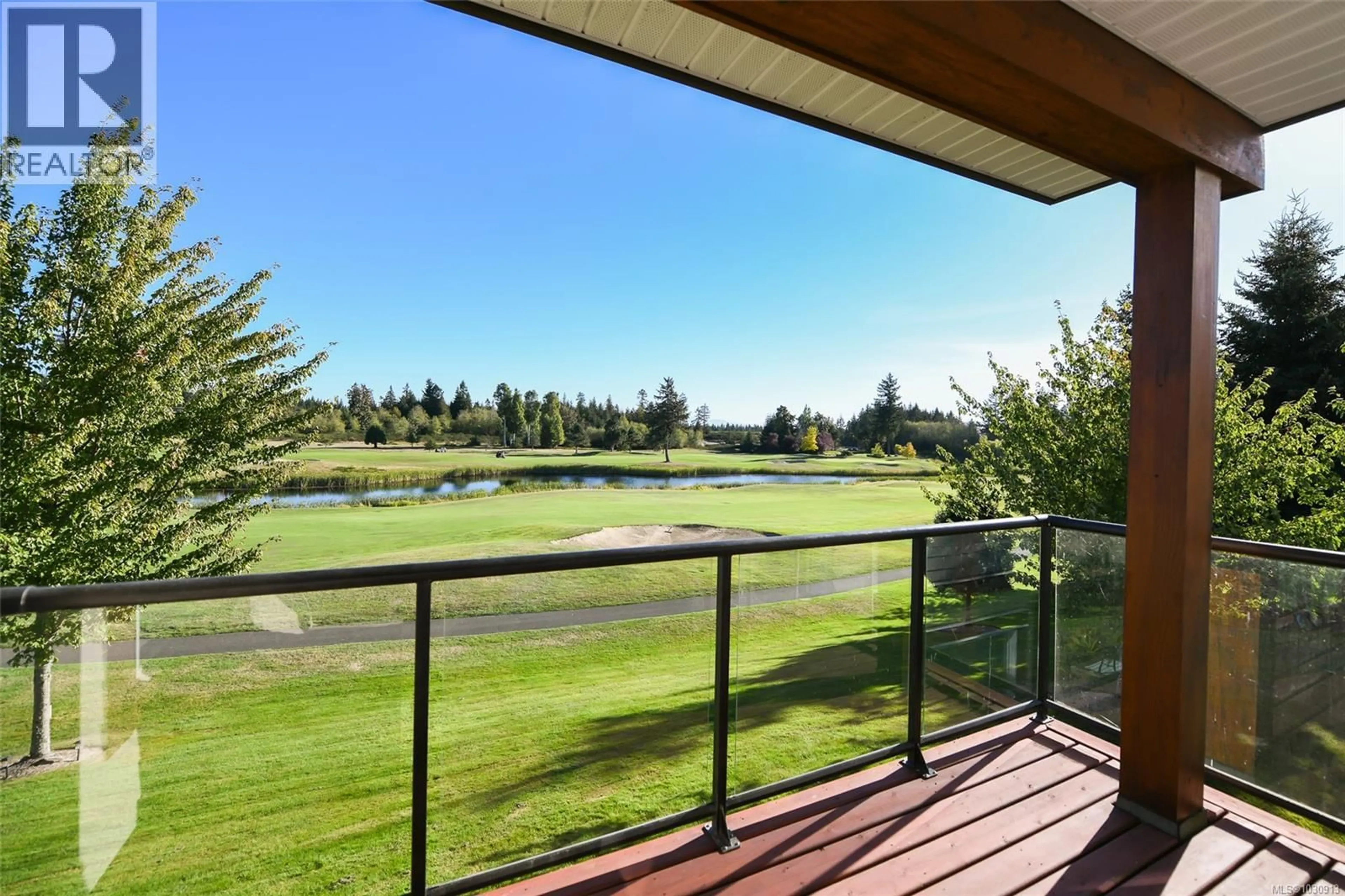 Patio, water/lake/river/ocean view for 224 - 3666 ROYAL VISTA WAY, Courtenay British Columbia V9N9X8