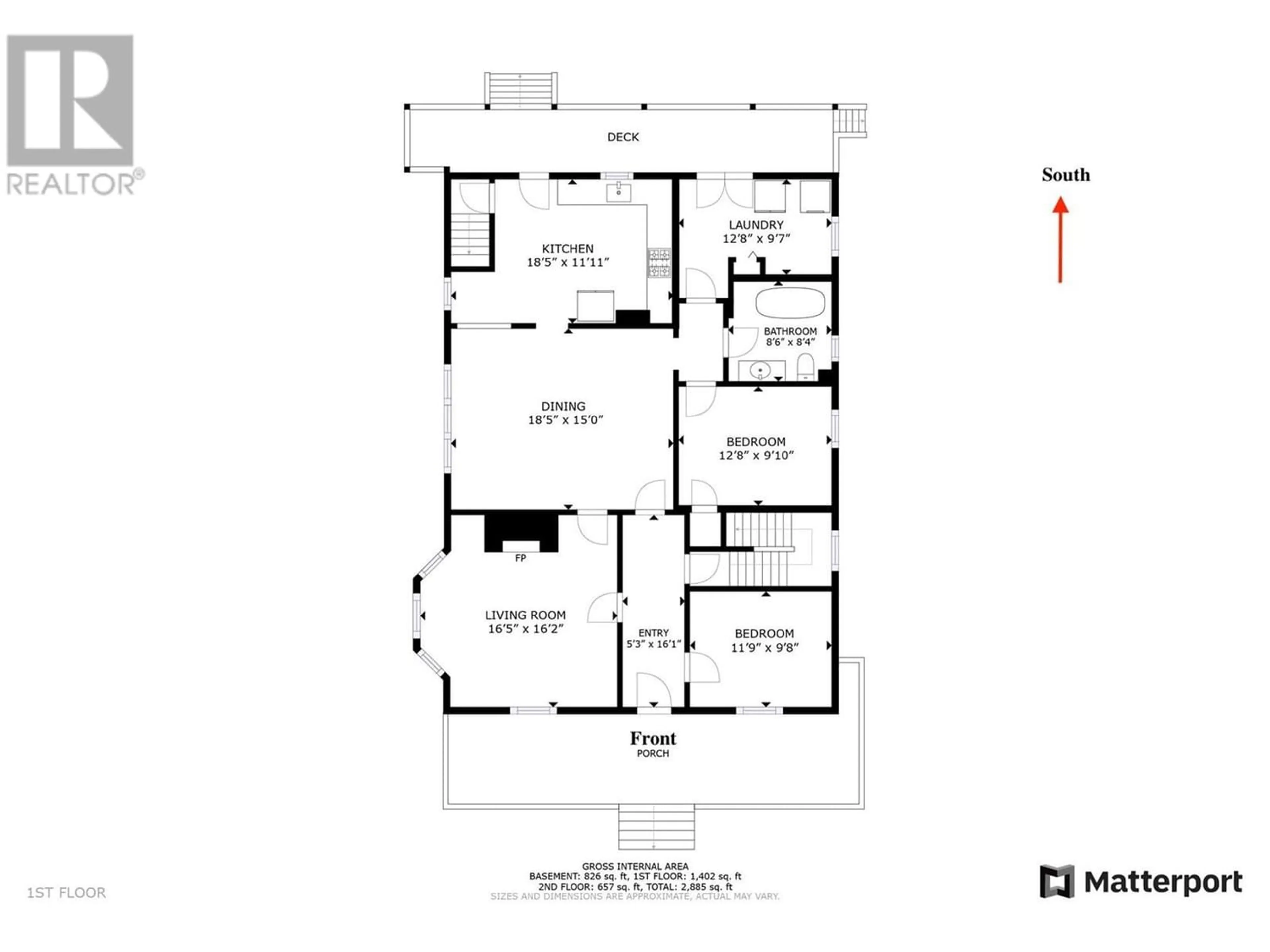 Floor plan for 2175 Fletcher Avenue, Armstrong British Columbia V0E1B0