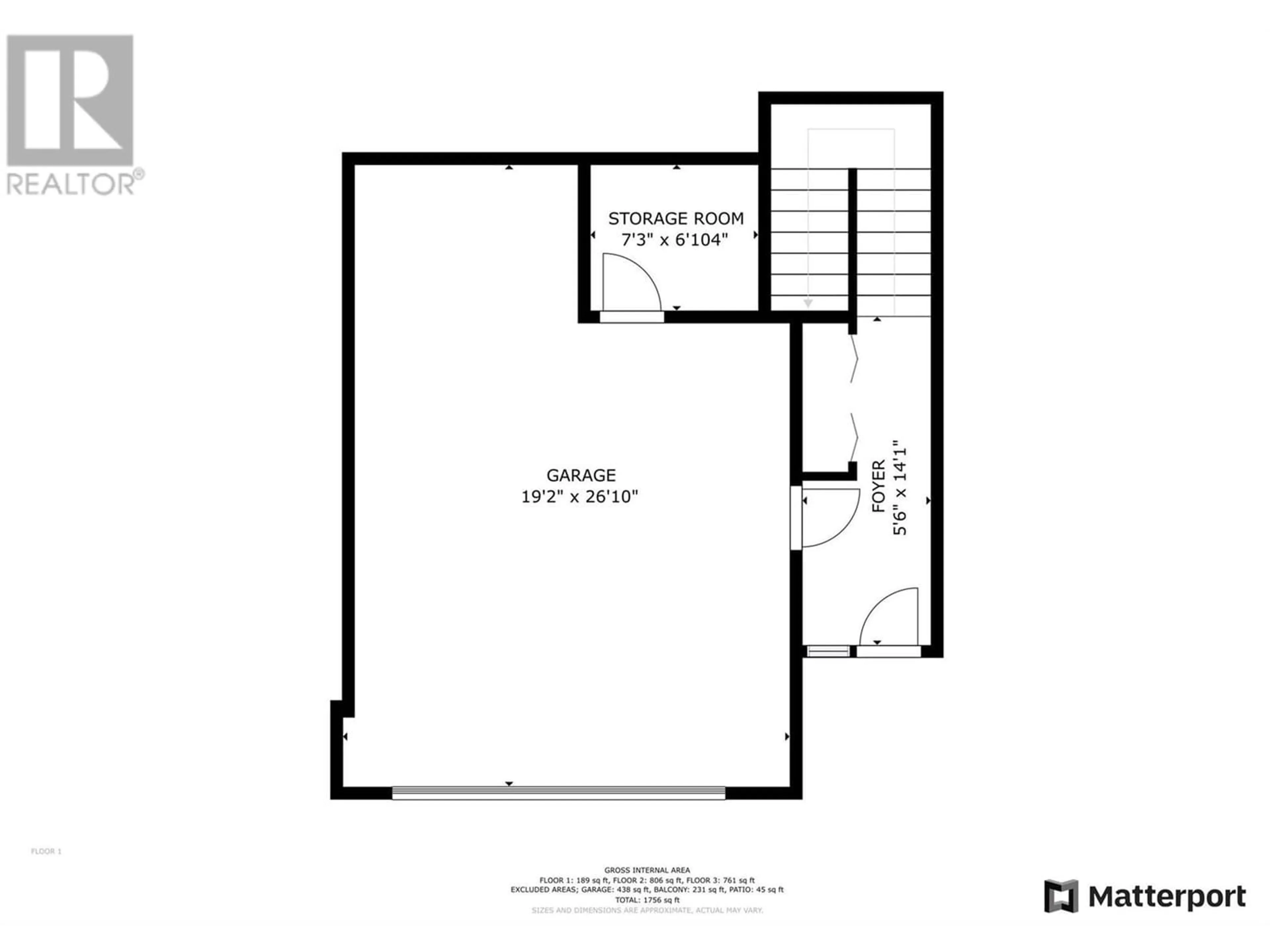 Floor plan for 1000 Mt Robson Place Unit# 23 Lot# 20, Vernon British Columbia V1B4G4