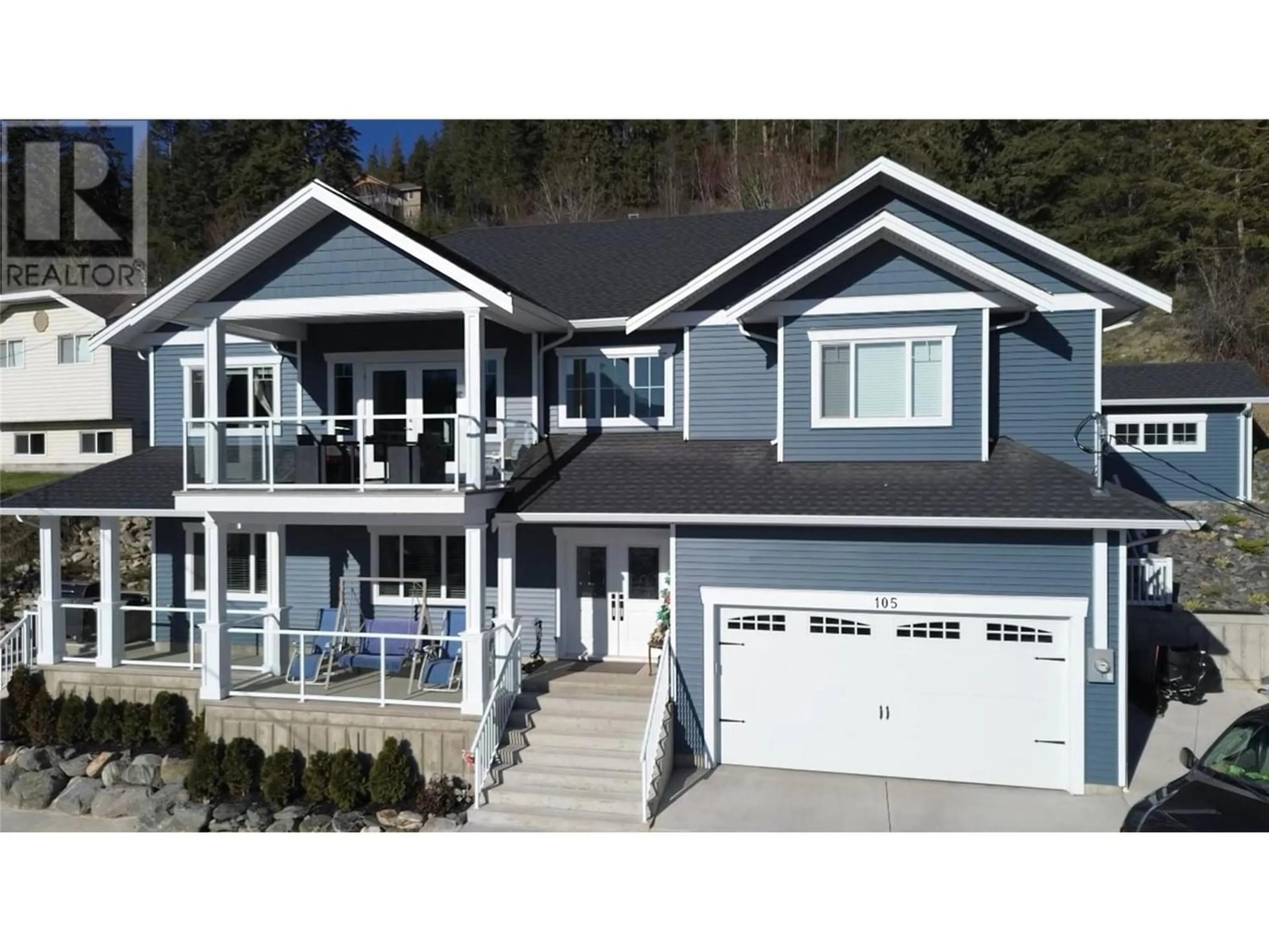Home with vinyl exterior material for 105 Gunter-Ellison Road, Enderby British Columbia V0E1V1