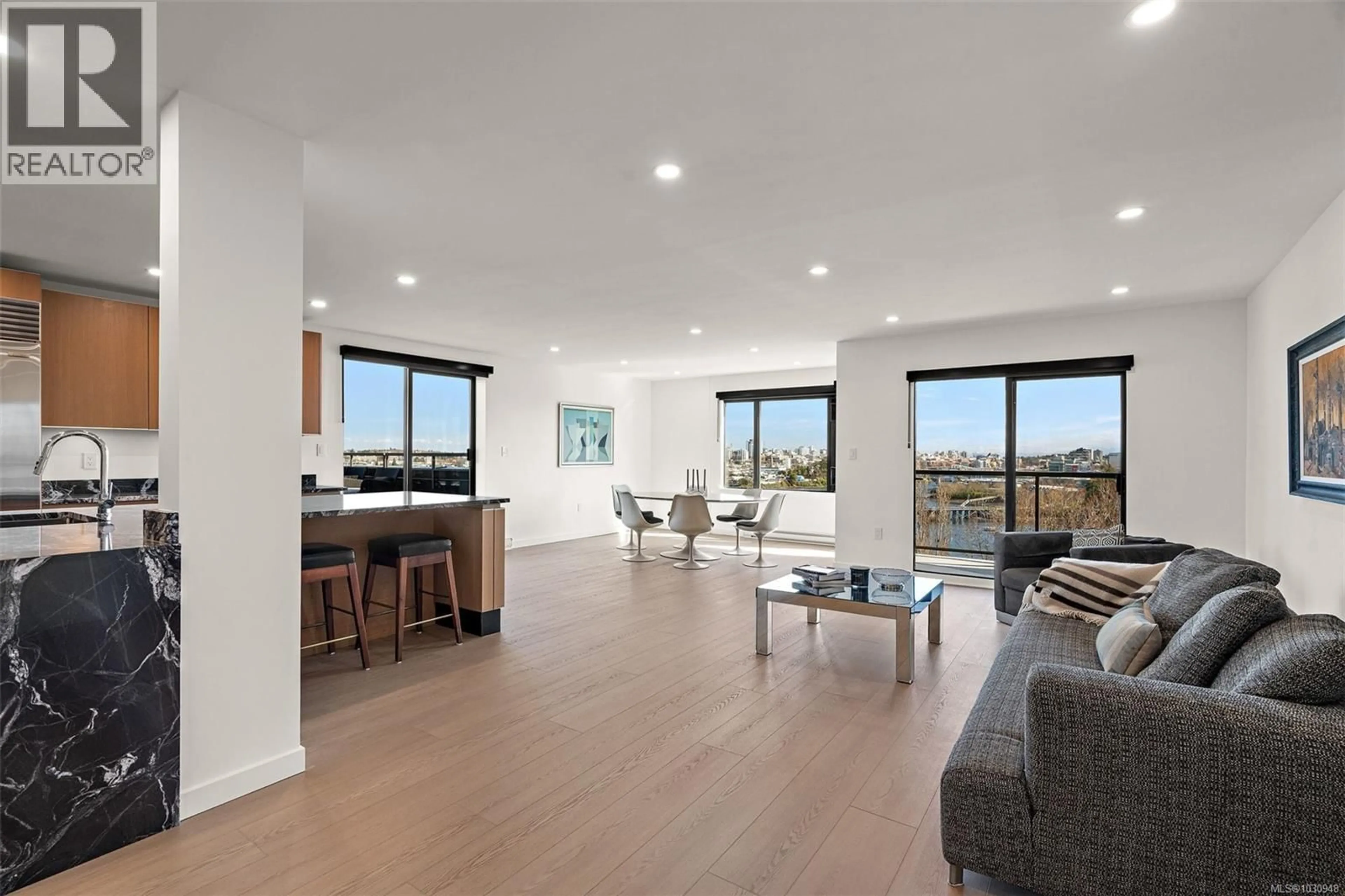 Living room with furniture, unknown for PH1 - 103 GORGE ROAD EAST, Victoria British Columbia V9A6Z2